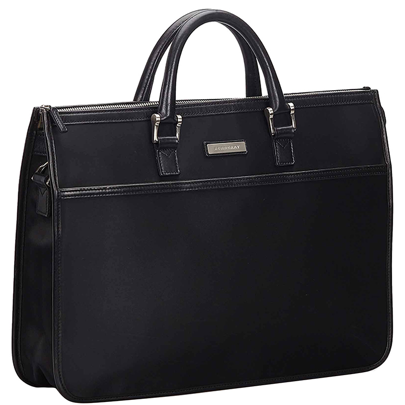 

Burberry Black Nylon Briefcase