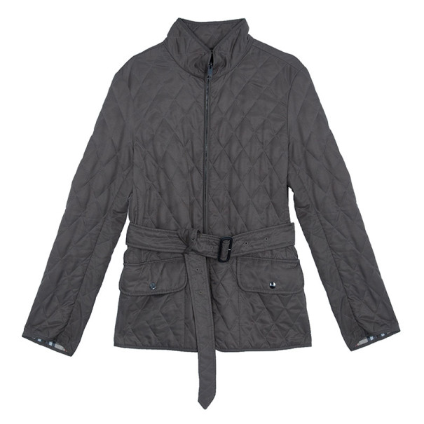 مملوكة مسبقًا Burberry Mid-Length Diamond Quilted Jacket M