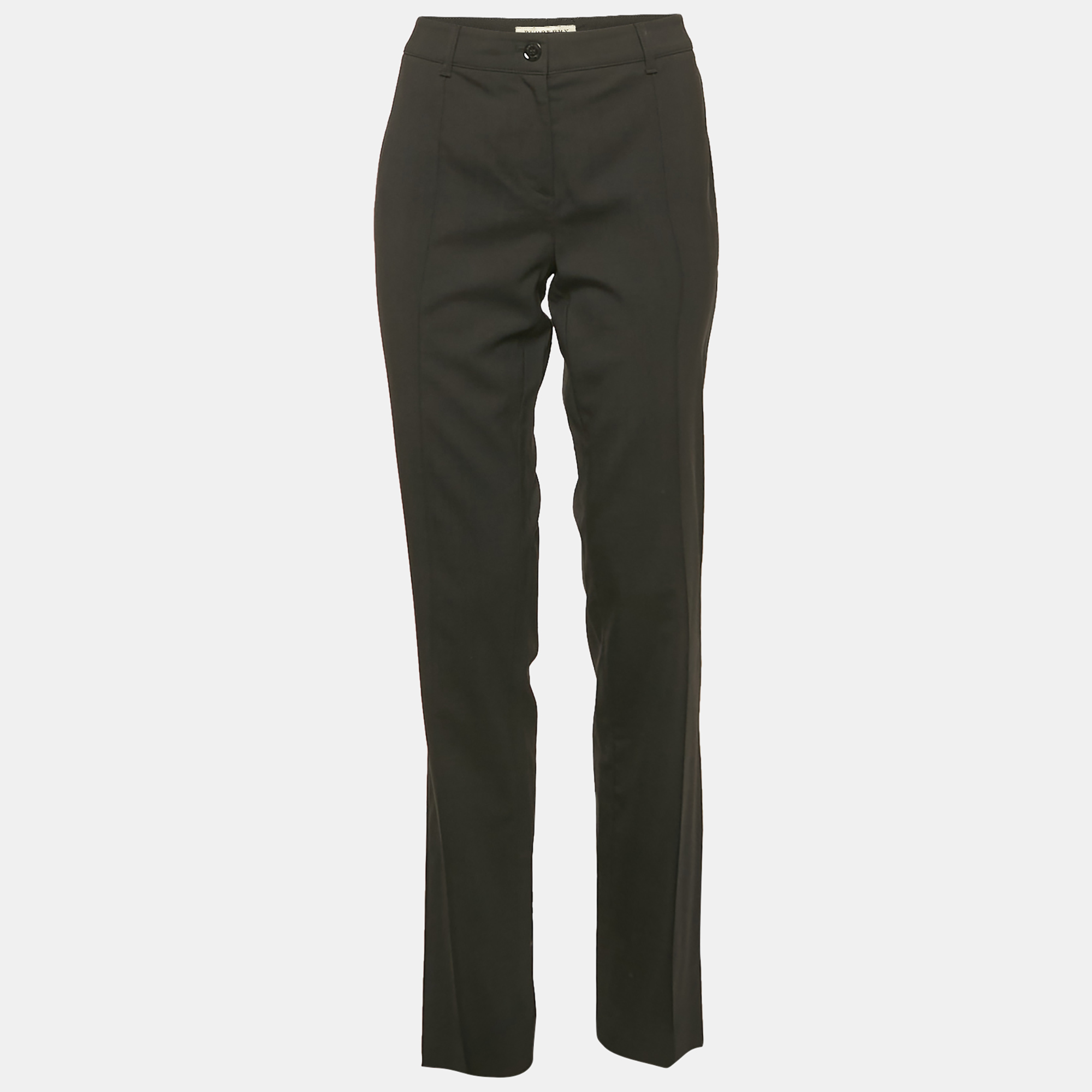 

Burberry Black Wool Regular Fit Trousers S
