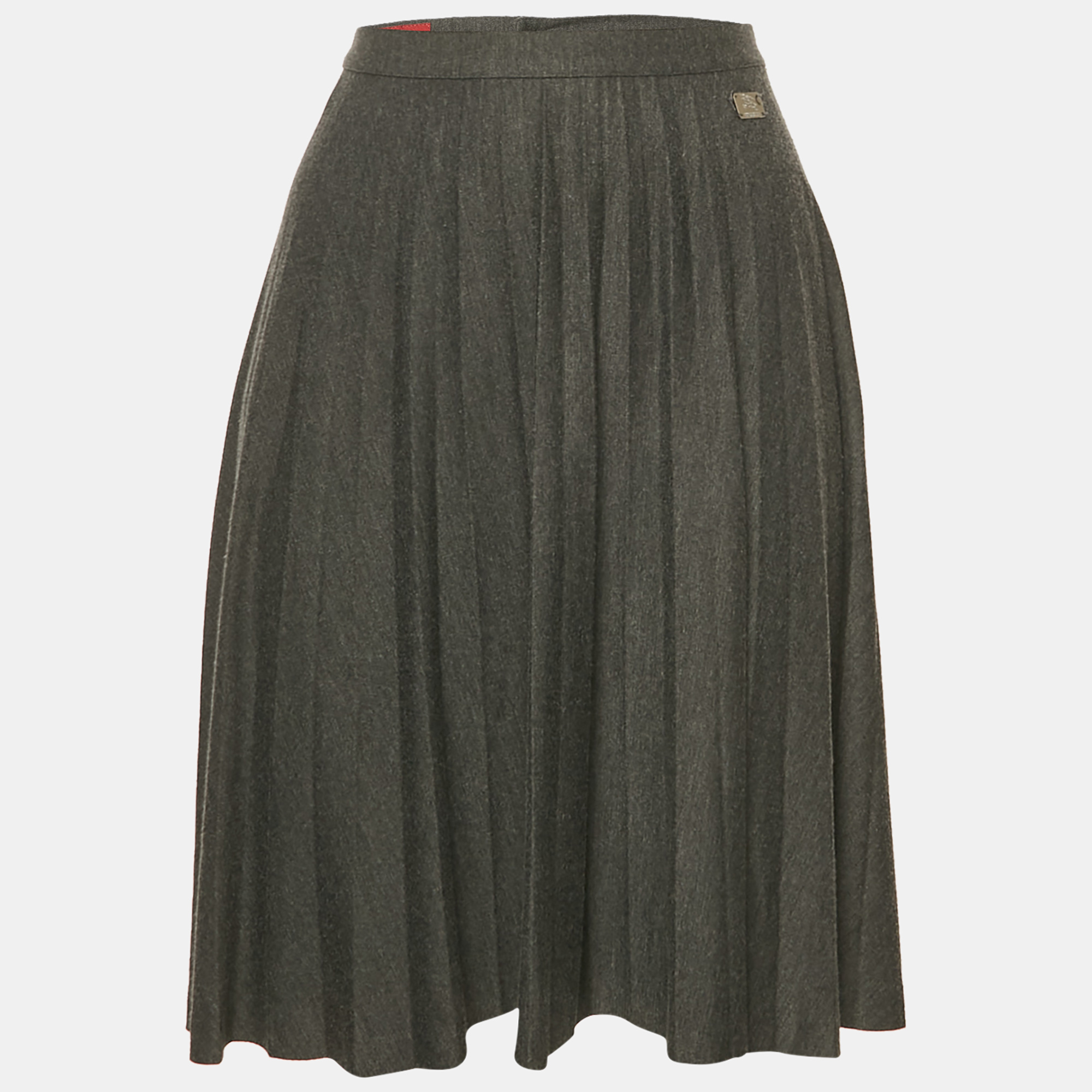 

Burberry Black Jersey Flared Mini Skirt S