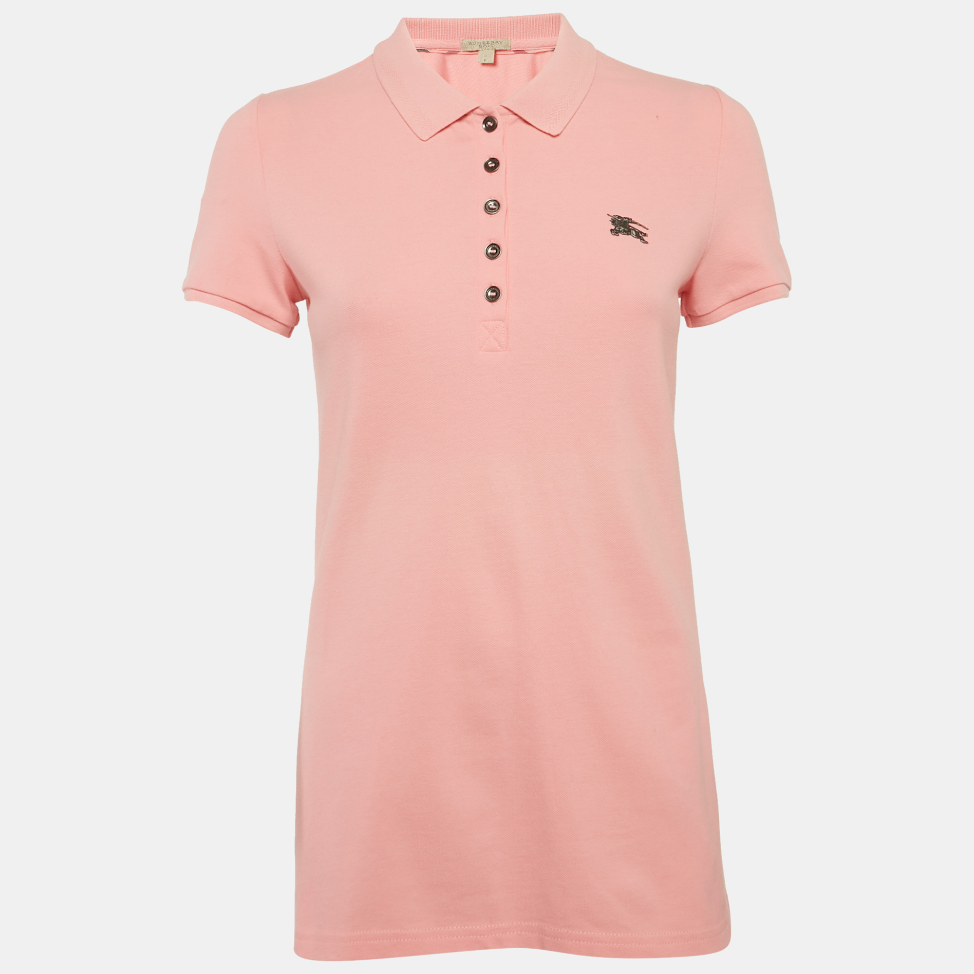 

Burberry Brit Pink Cotton Pique Polo T-Shirt S