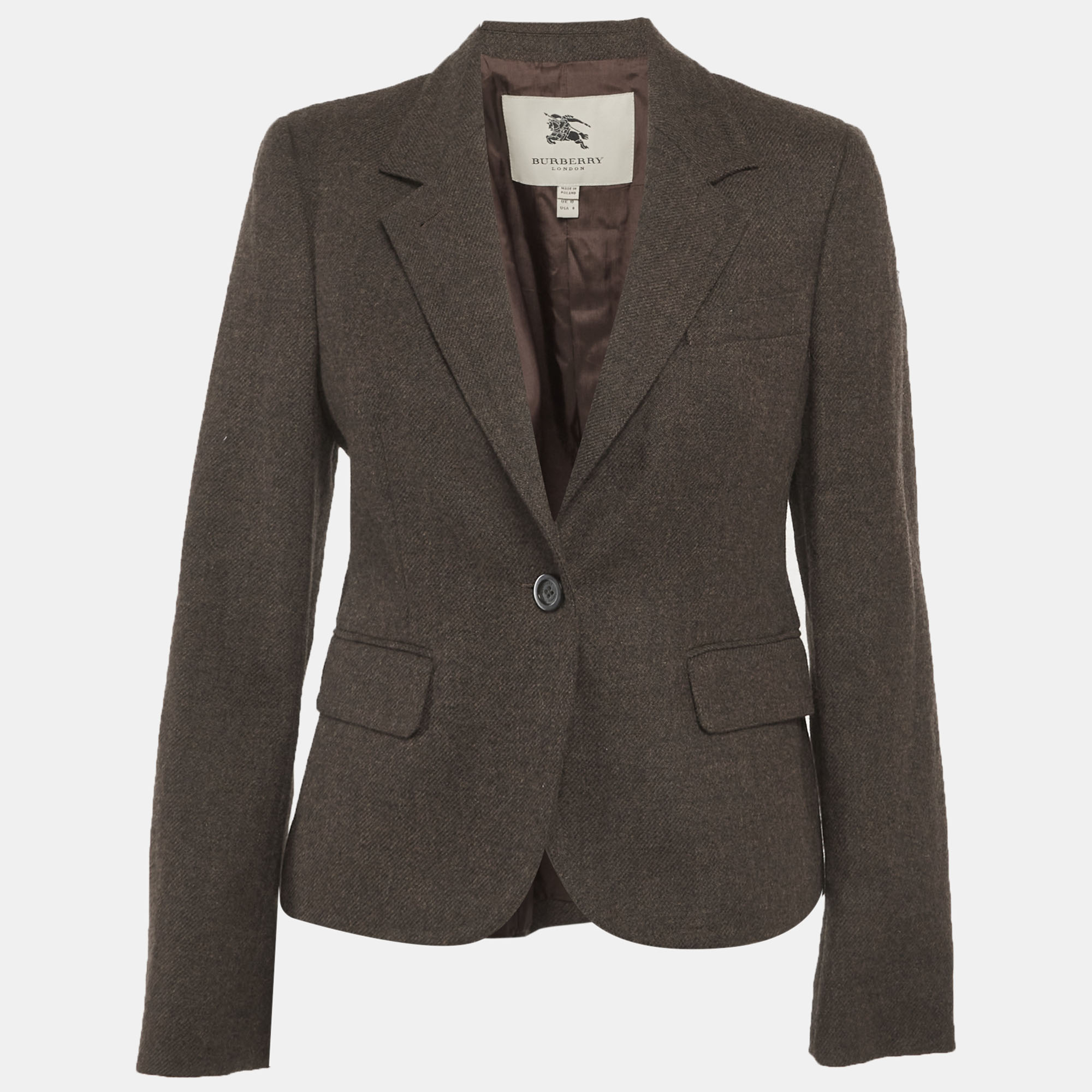 

Burberry Brown Wool Alderford Blazer M