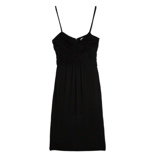 Pre Owned Burberry Brit Gathered Dress M