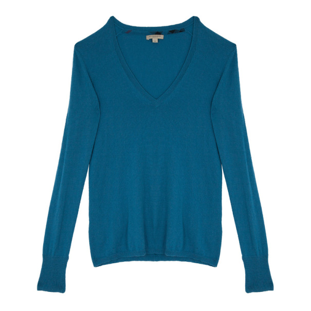 Pre Owned Burberry Novacheck Cuff Sweater M