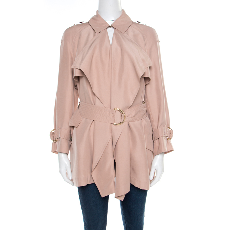 pink burberry trench coat
