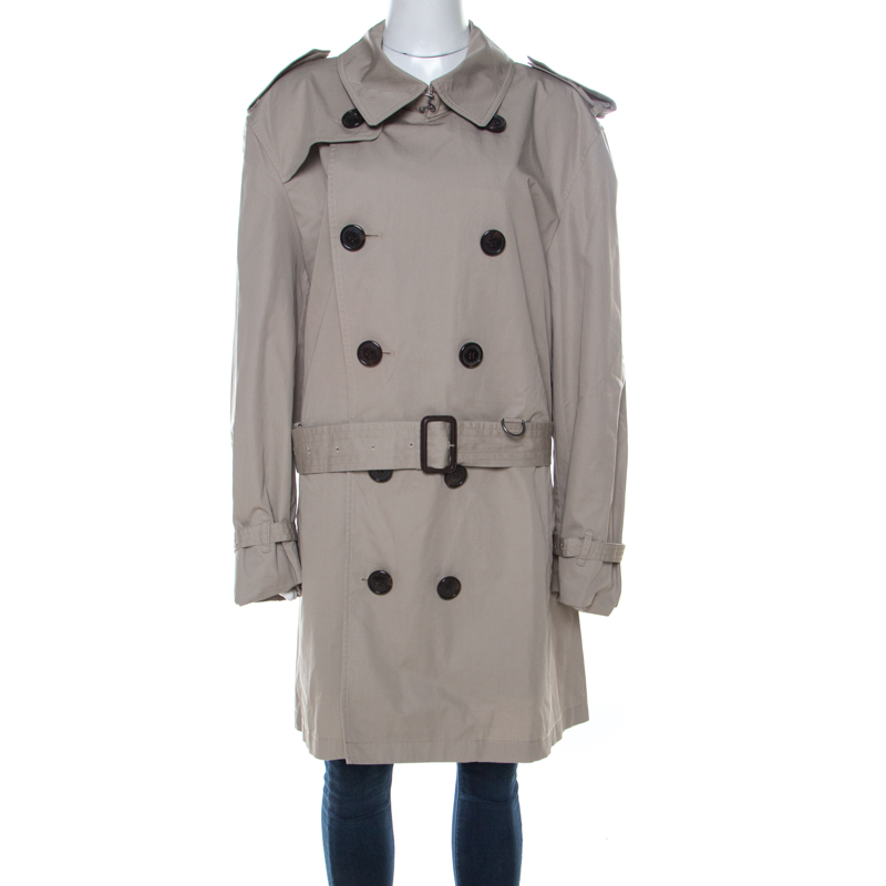 burberry cotton twill trench coat