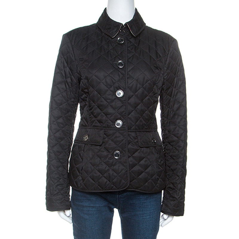 burberry diamond quilted jacket women
