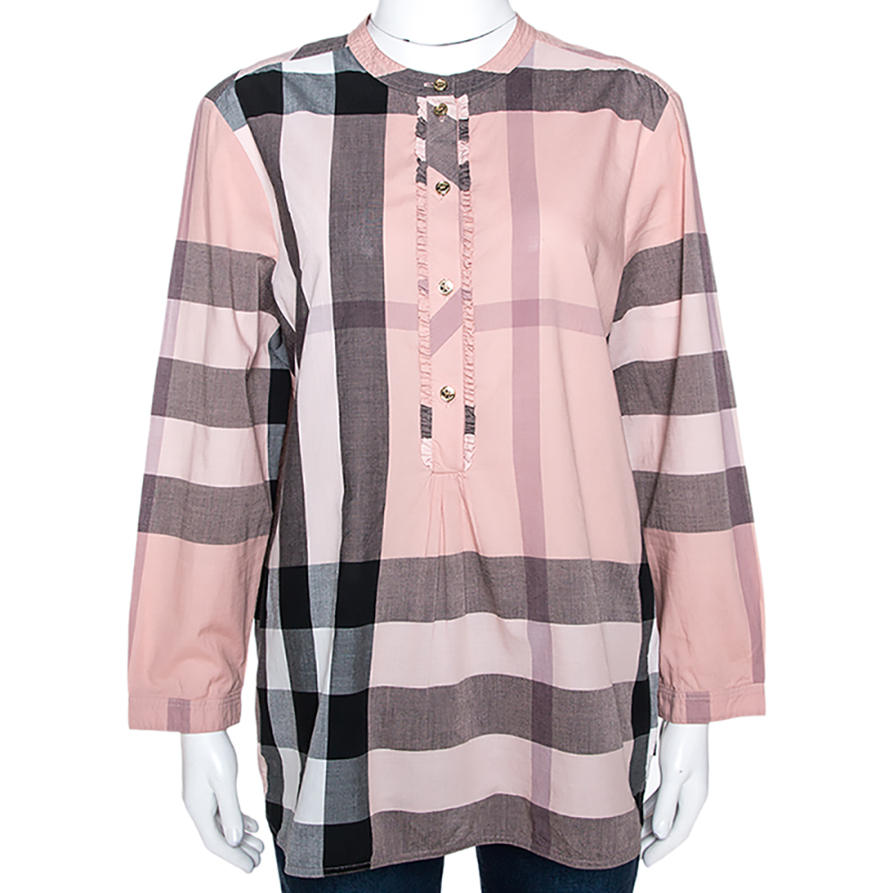 pink burberry shirts