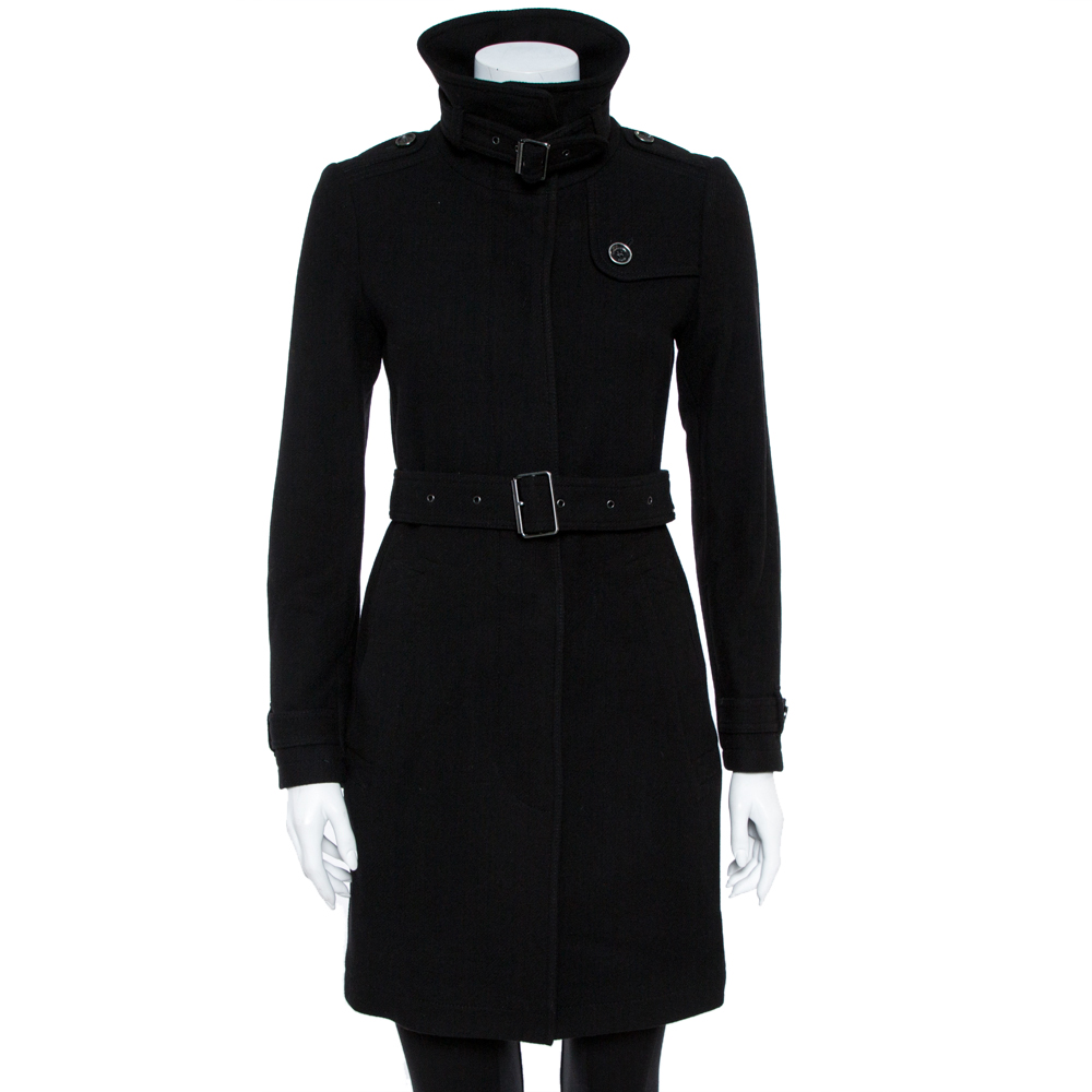 

Burberry Brit Black Wool Coat