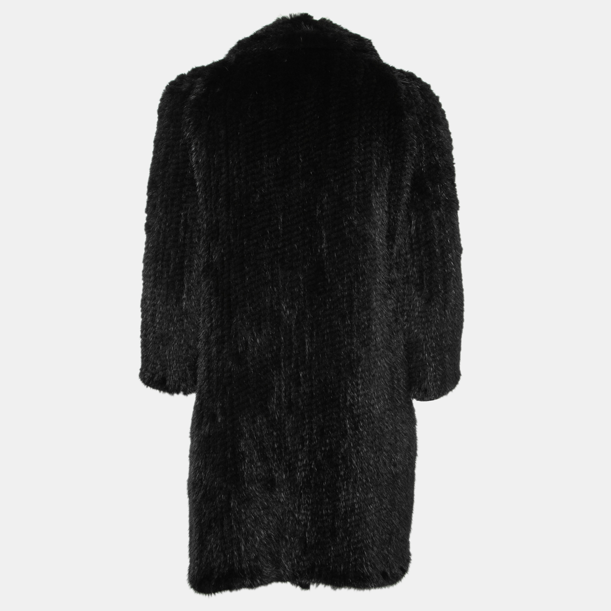 

Burberry Black Mink Fur Mid-Length Coat