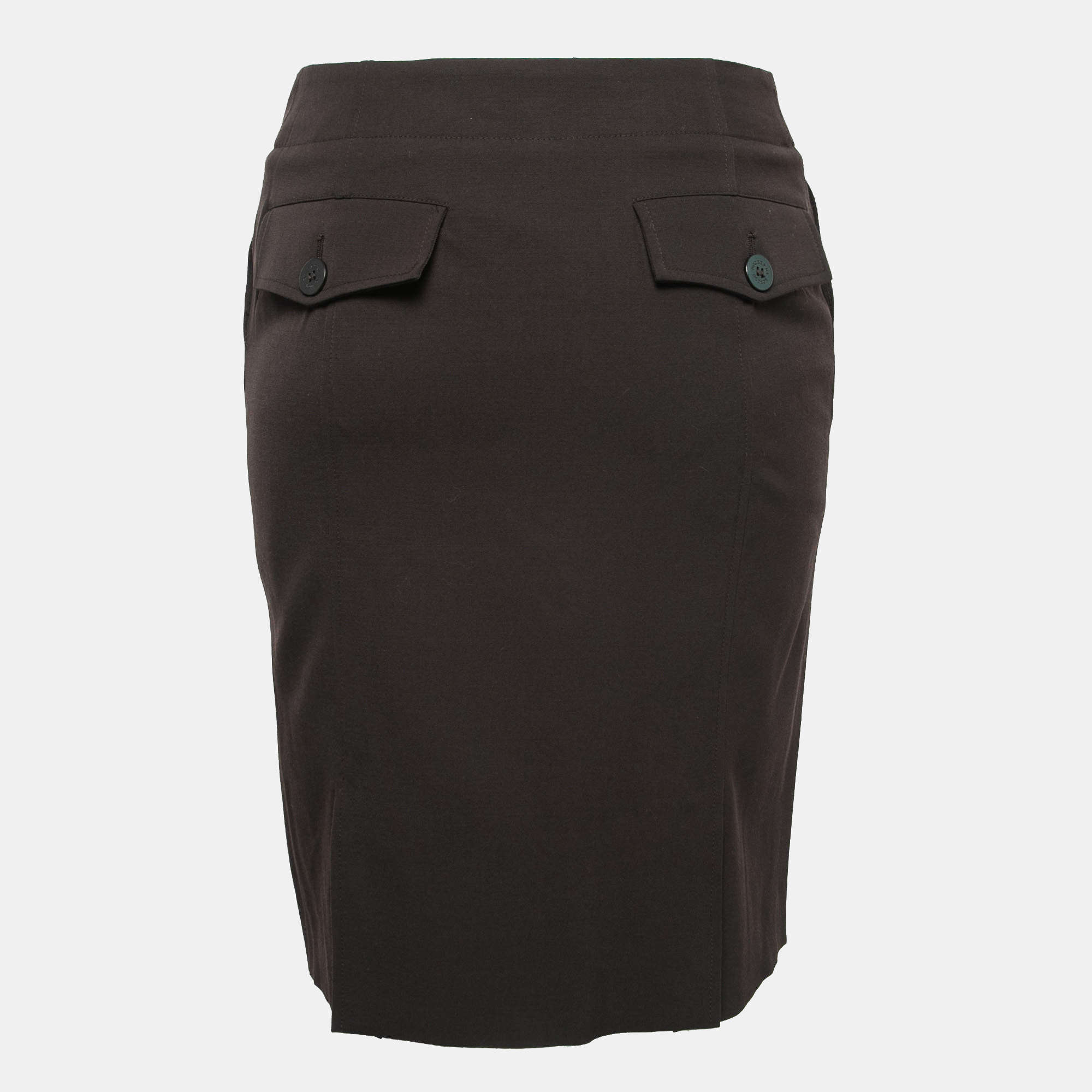 

Burberry Brown Wool Pencil Skirt