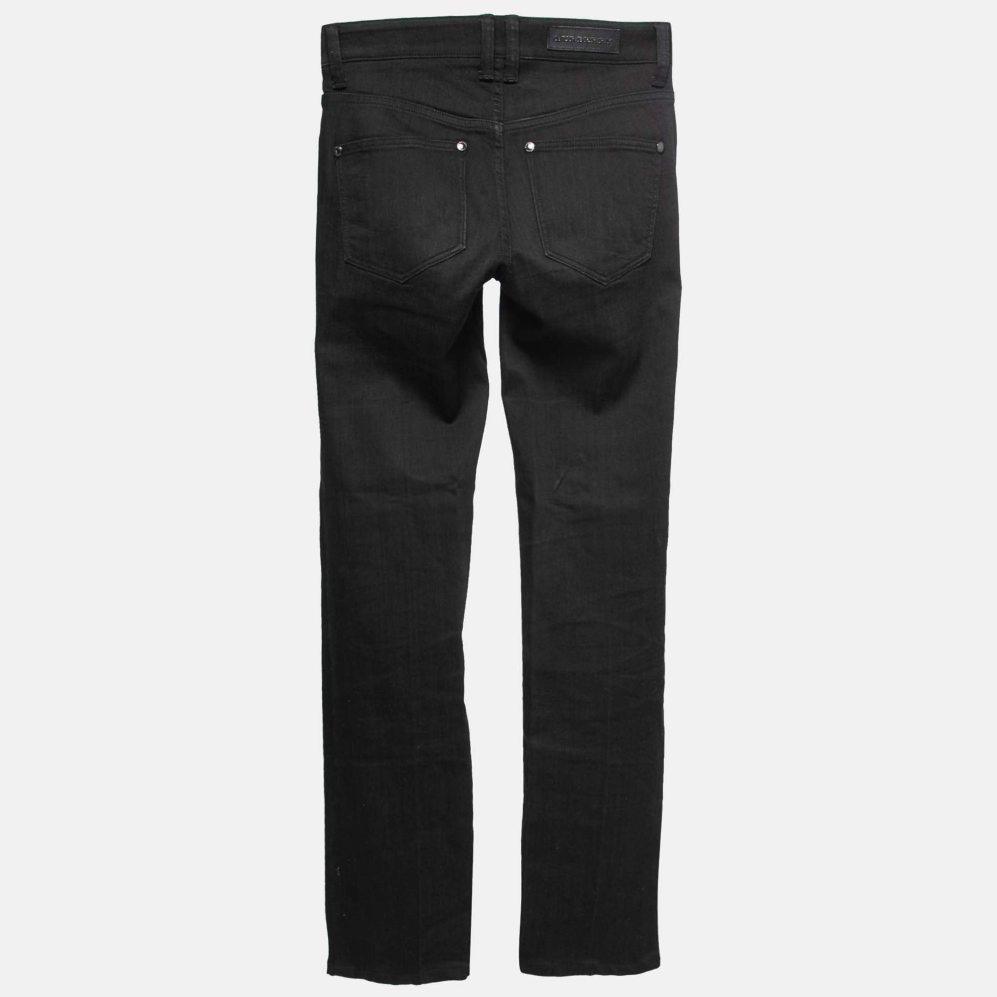 

Burberry Black Denim Regular Fit Jeans  Waist 26