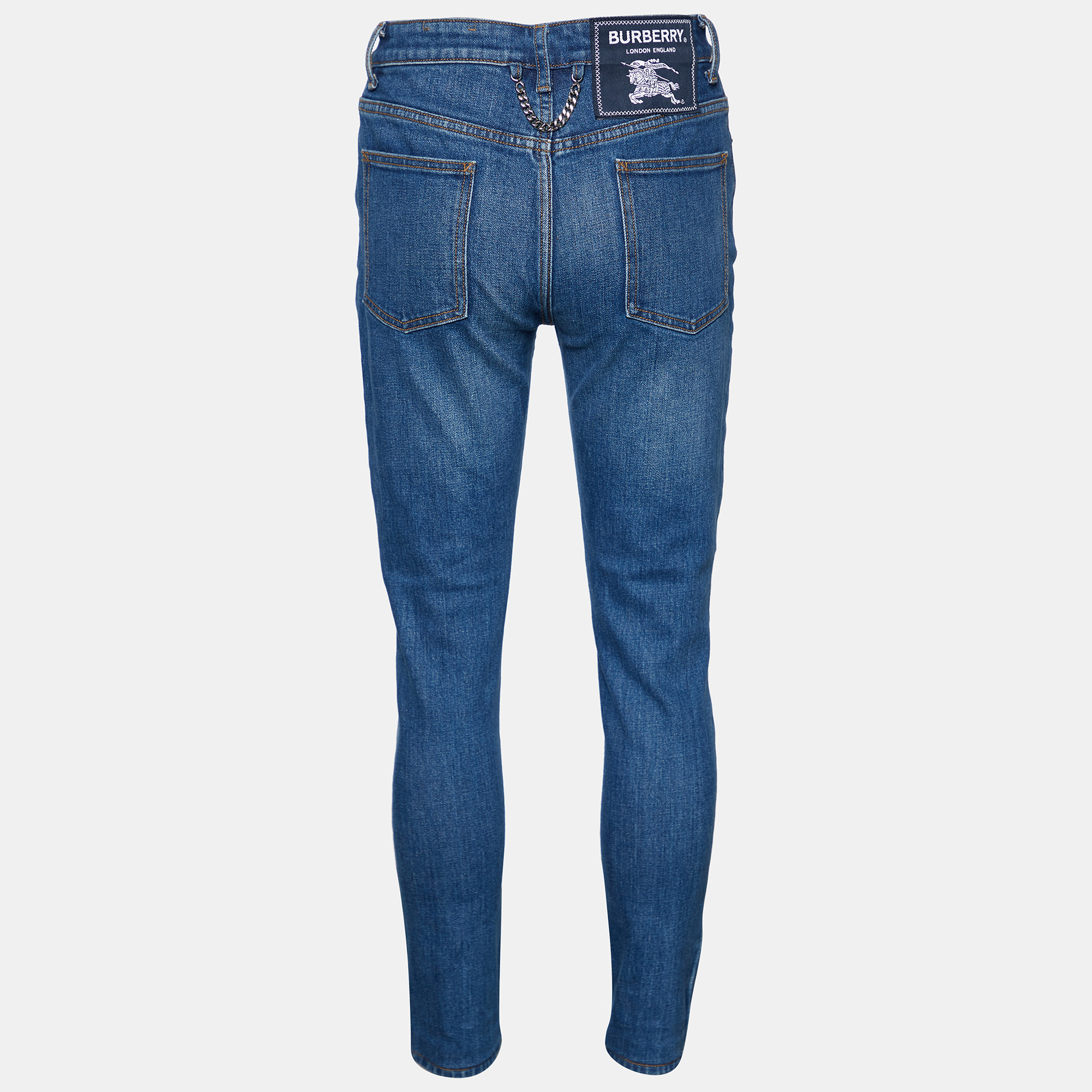 

Burberry Navy Blue Denim Skinny Jeans  Waist 28