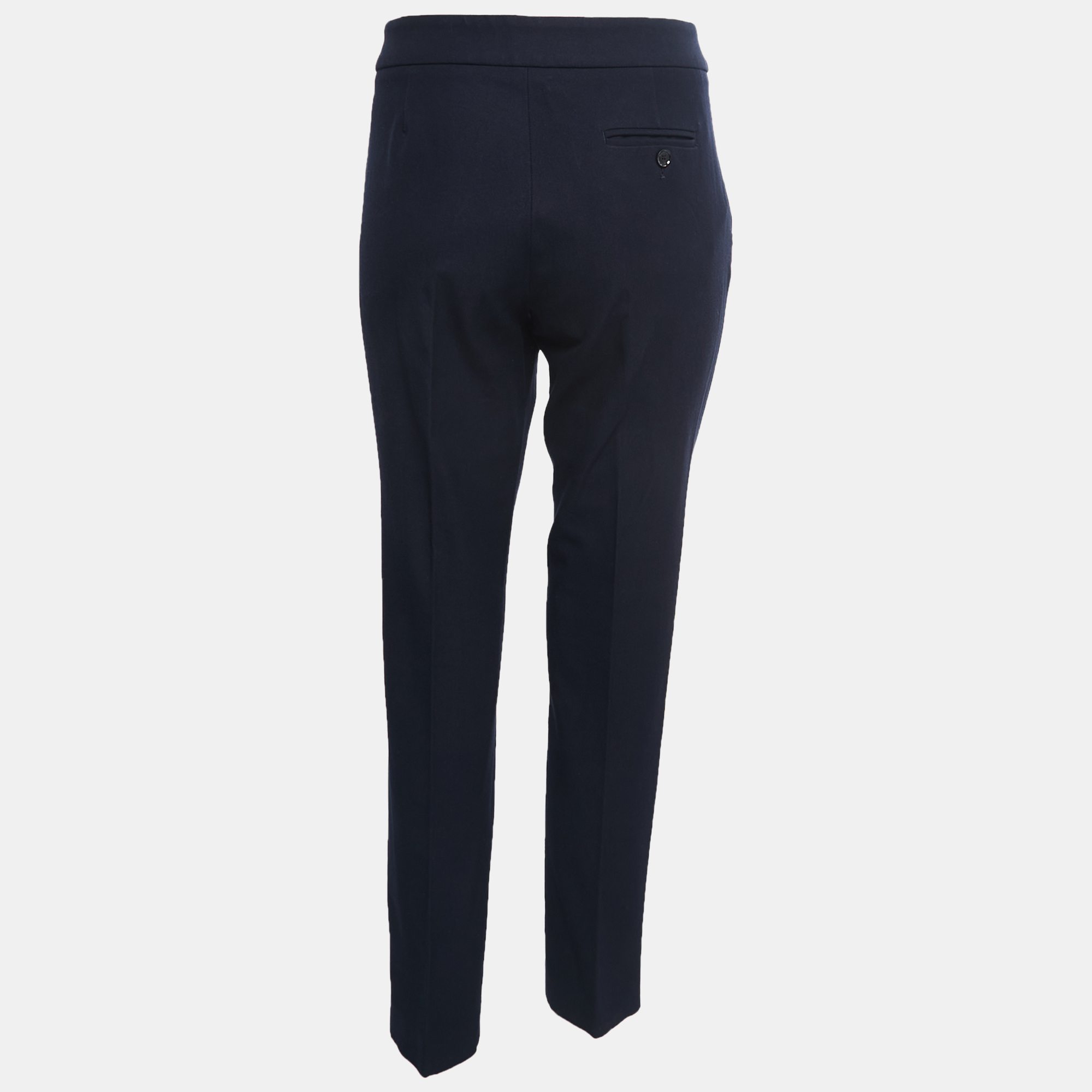 

Burberry Navy Blue Stretch Knit Trousers