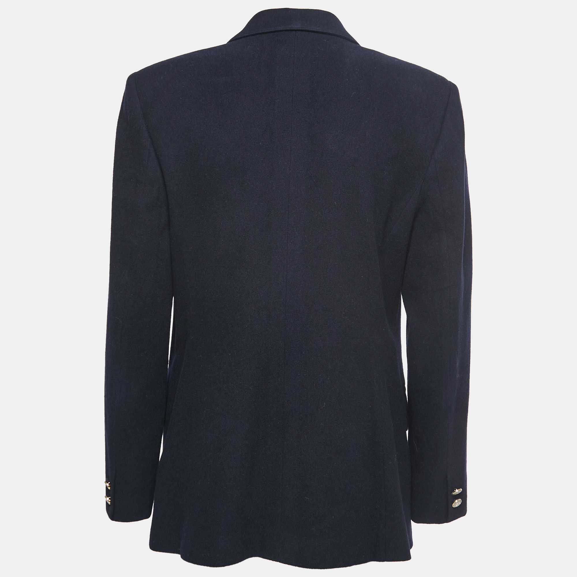 

Burberry Vintage Navy Blue Wool & Cashmere Blazer