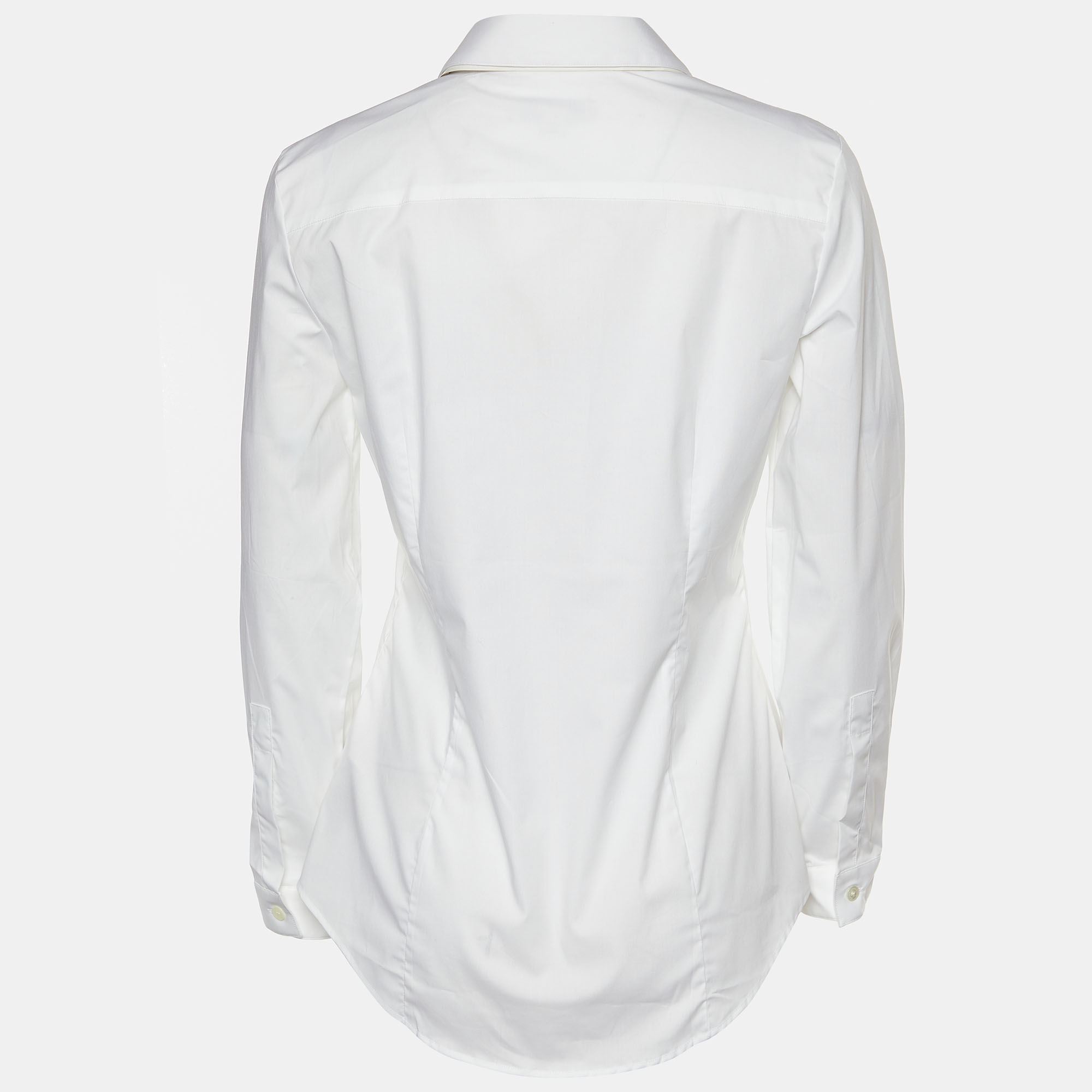 

Burberry White Cotton Fitted Shirt