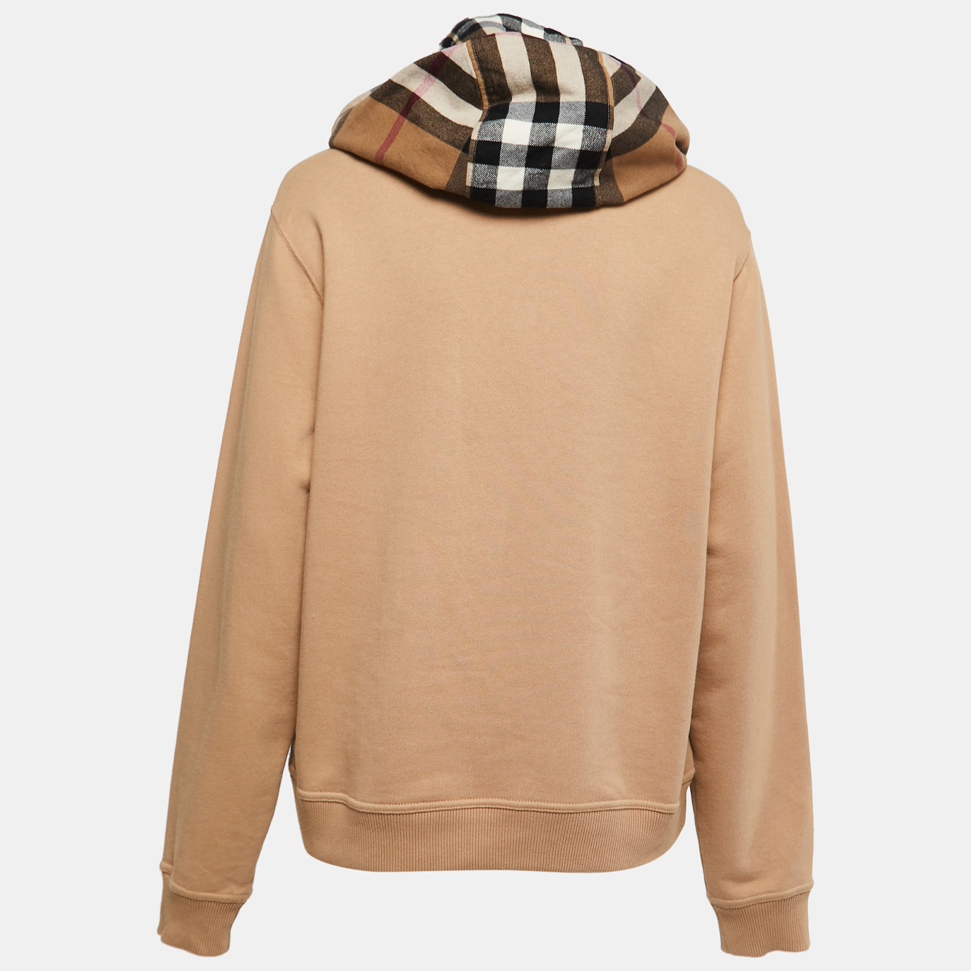 

Burberry Beige Cotton Vintage Check Patterned Hoodie