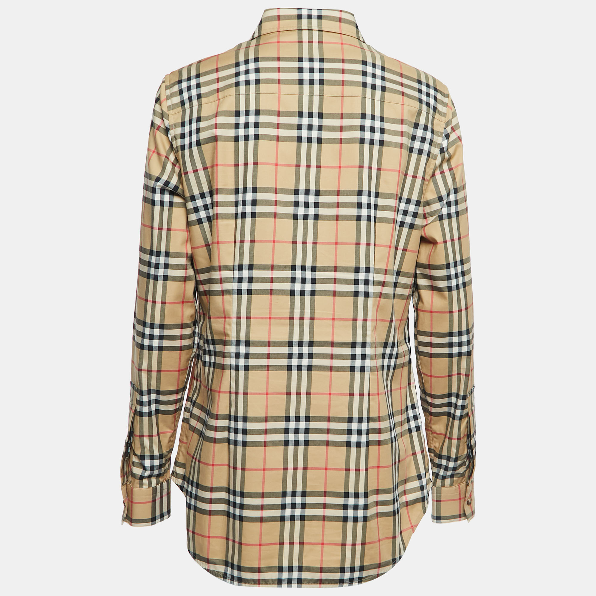 

Burberry Brown Vintage Check Cotton button Front Shirt