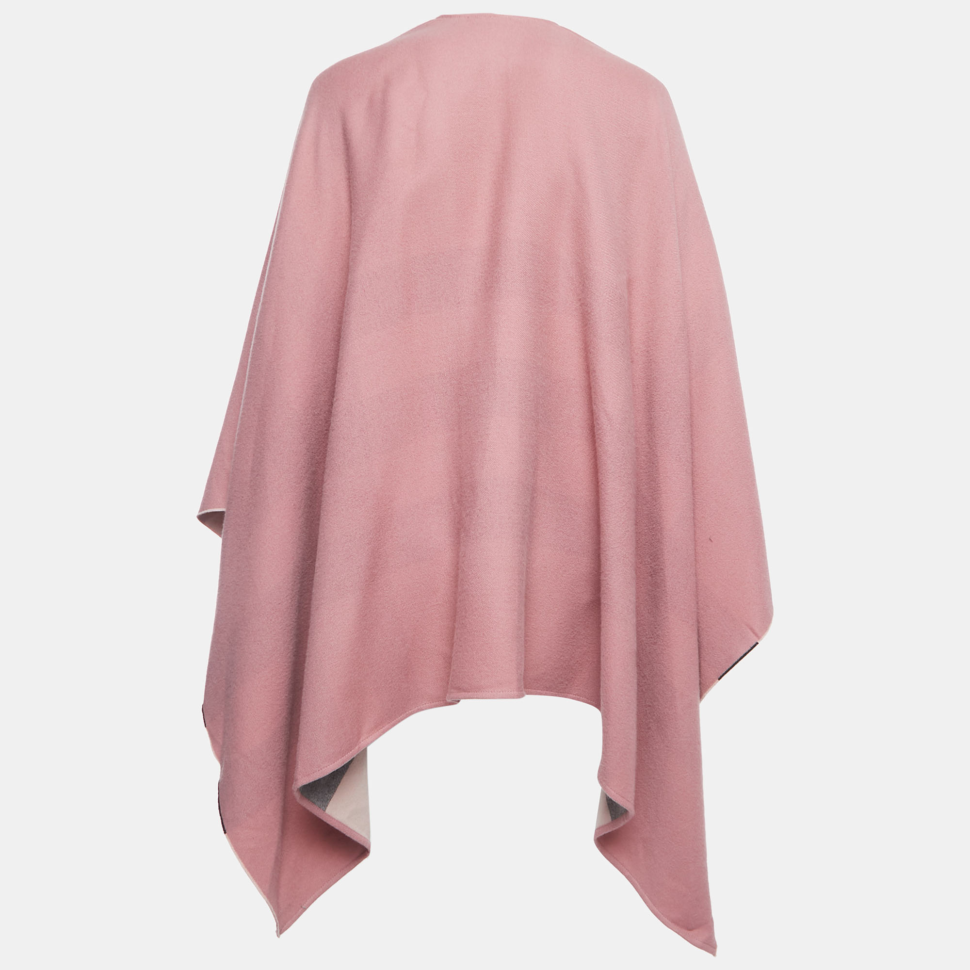 

Burberry Pink Wool Poncho