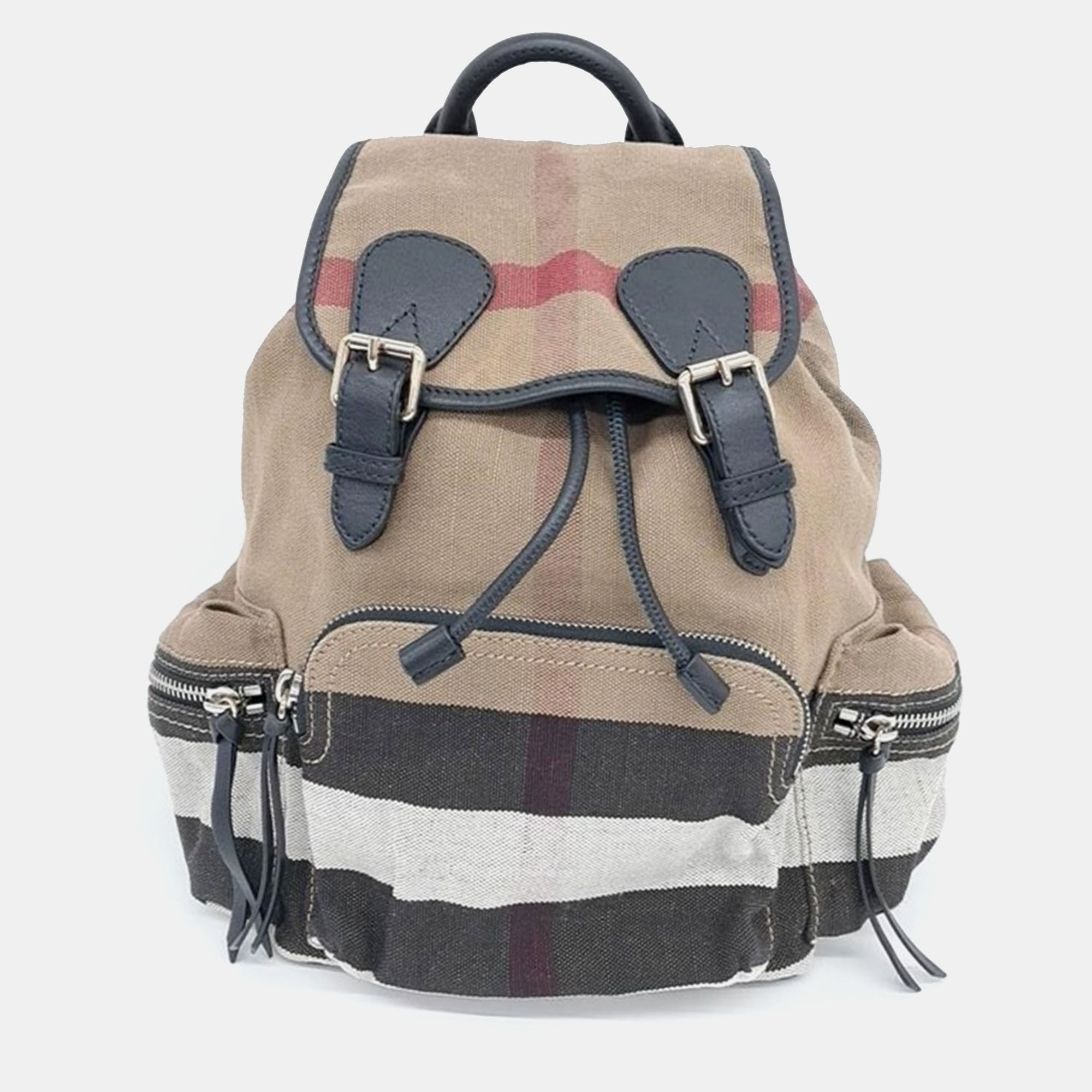 

Burberry House Check Canvas Medium Rucksack Backpack, Multicolor