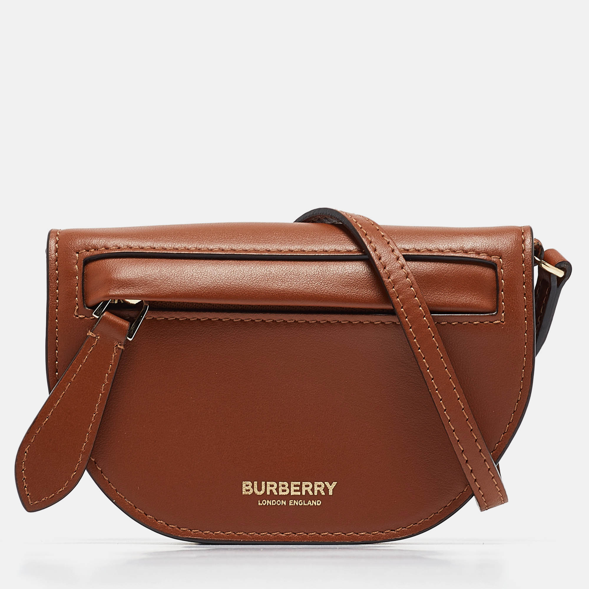 

Burberry Brown Micro Olympia Crossbody Card Case