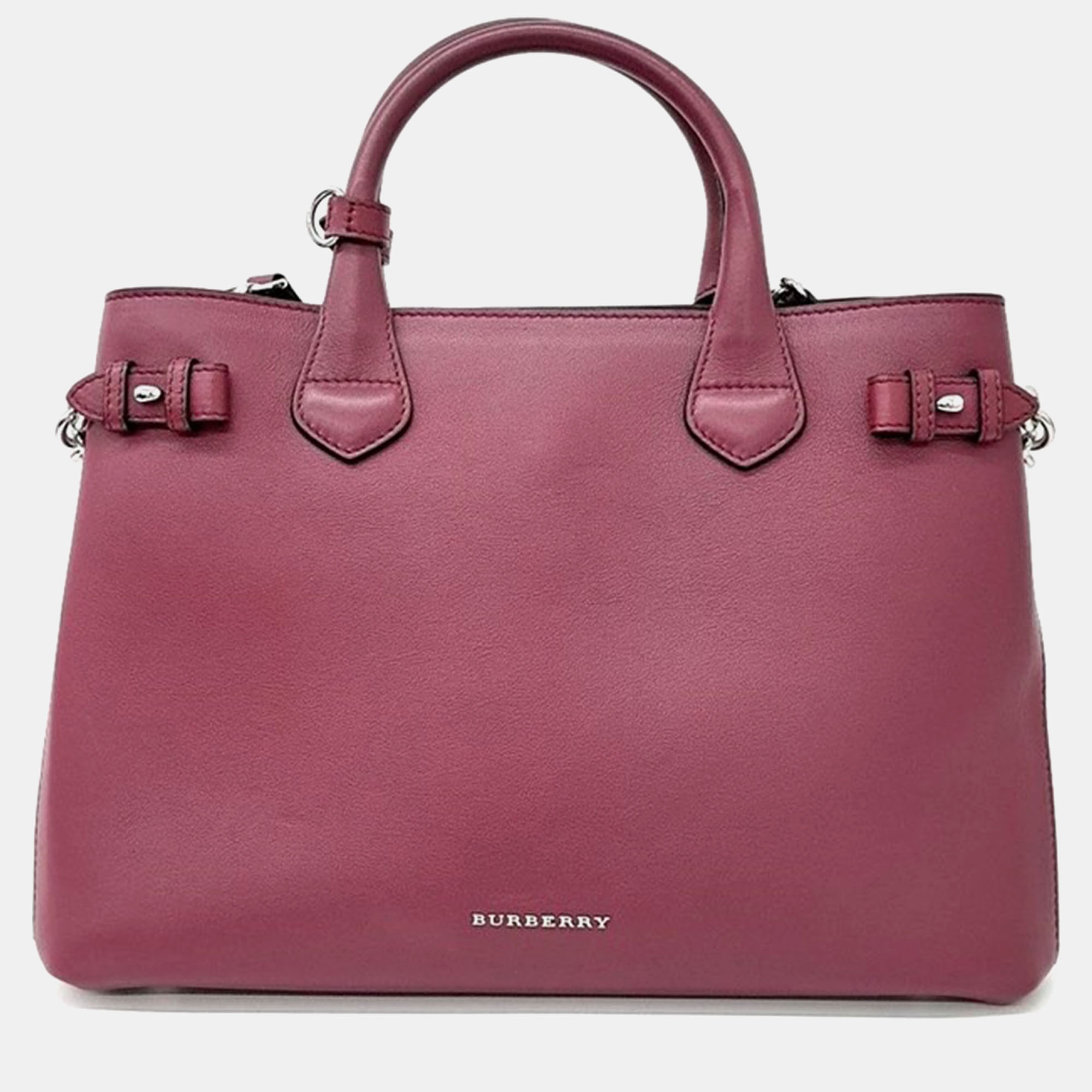 

Burberry Banner Medium Bag, Pink