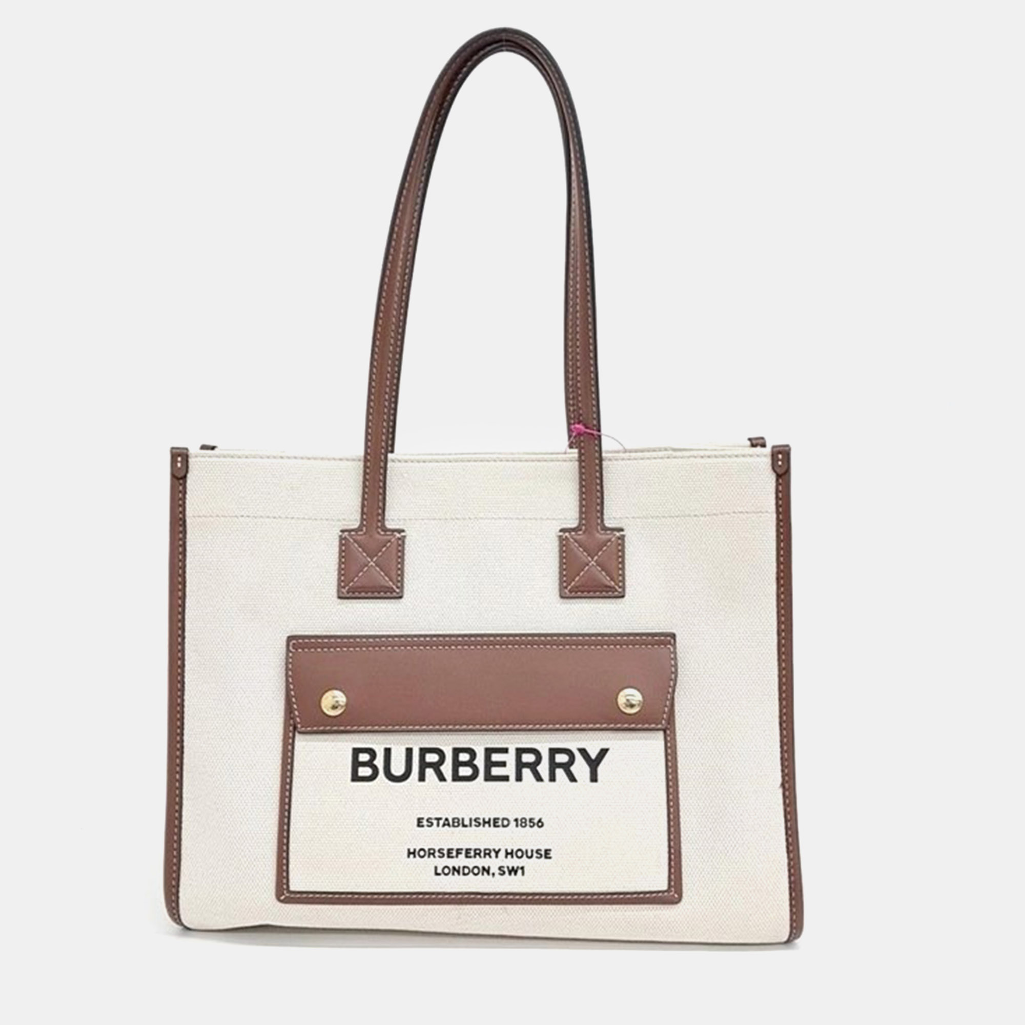 

Burberry Freya Medium Bag, Beige