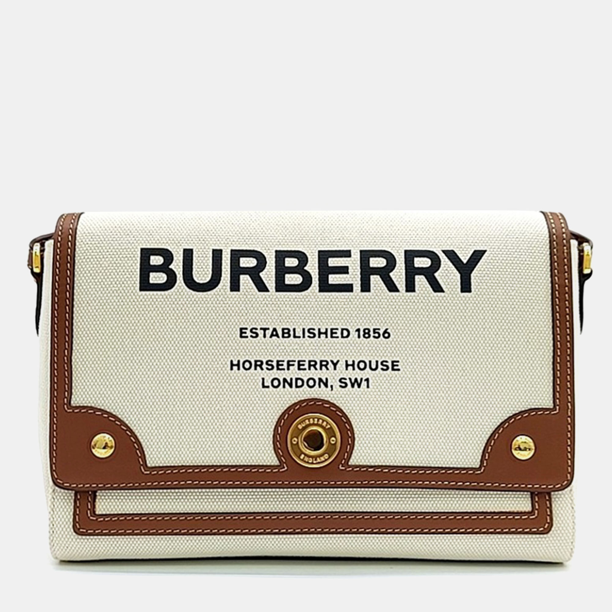 

Burberry Horseferry Note Crossbody Bag, Brown