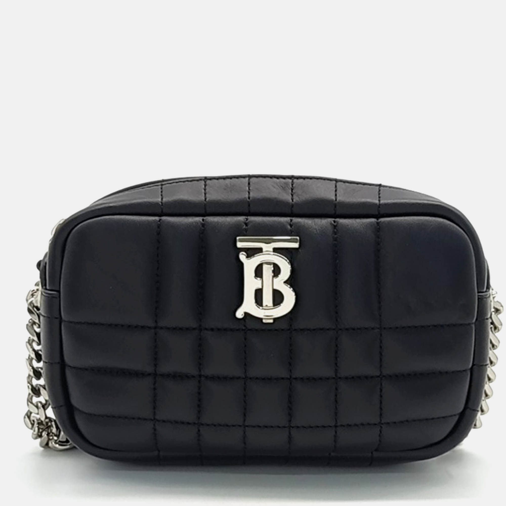 

Burberry Black Leather Burberry TB Crossbody bag