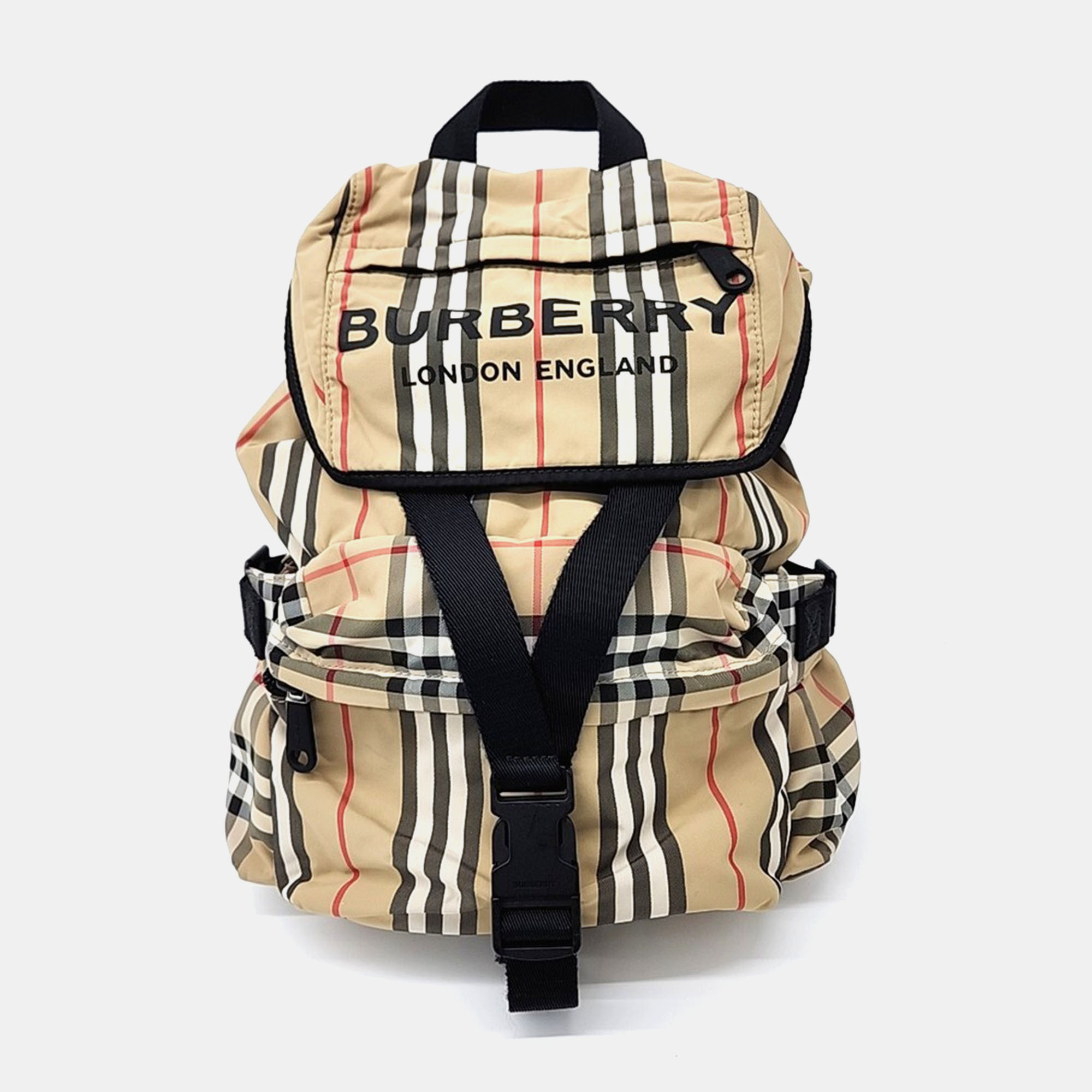 

Burberry Beige Multicolor Nylon backpack bag