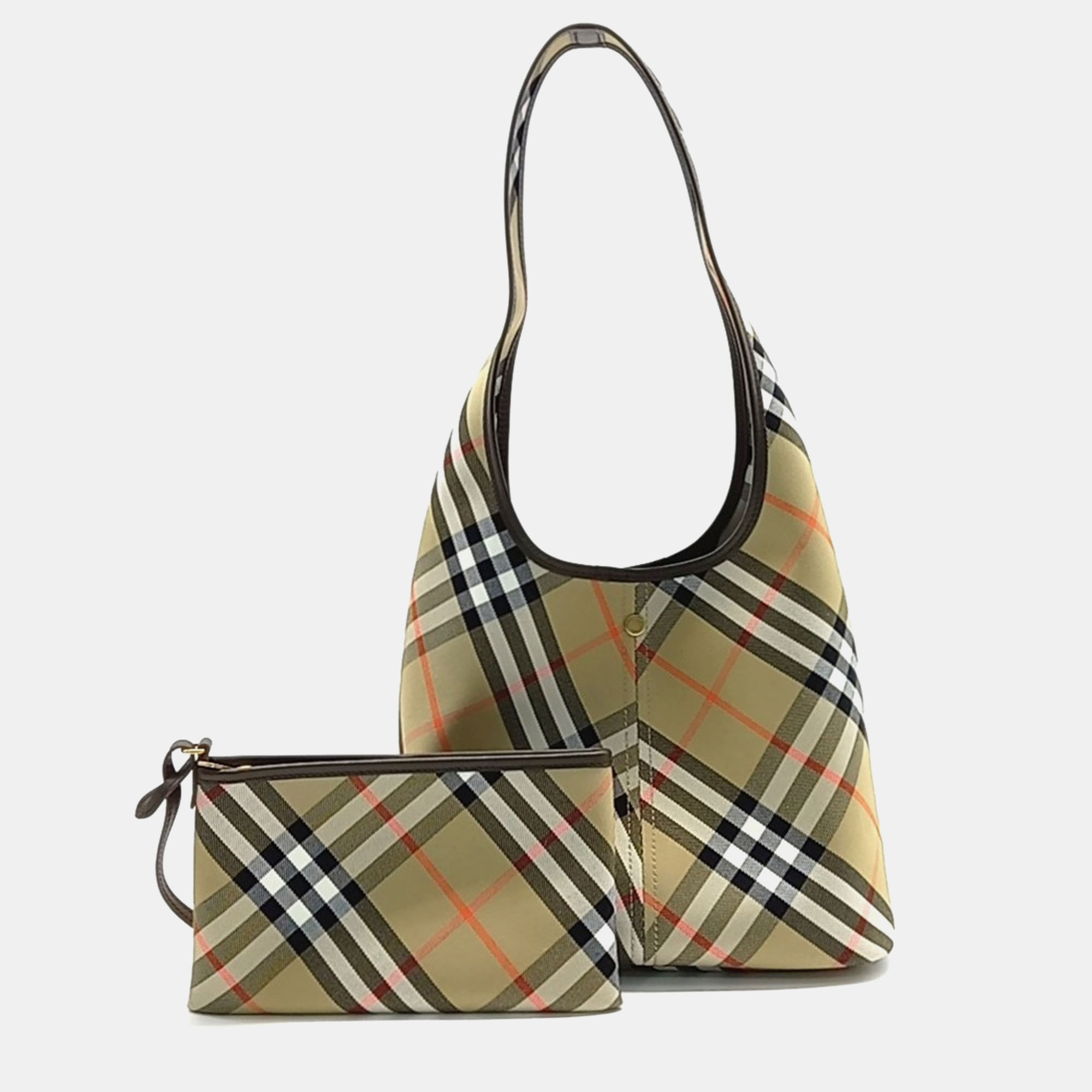 

Burberry Beige/Multicolor Coated Canvas shoulder bag