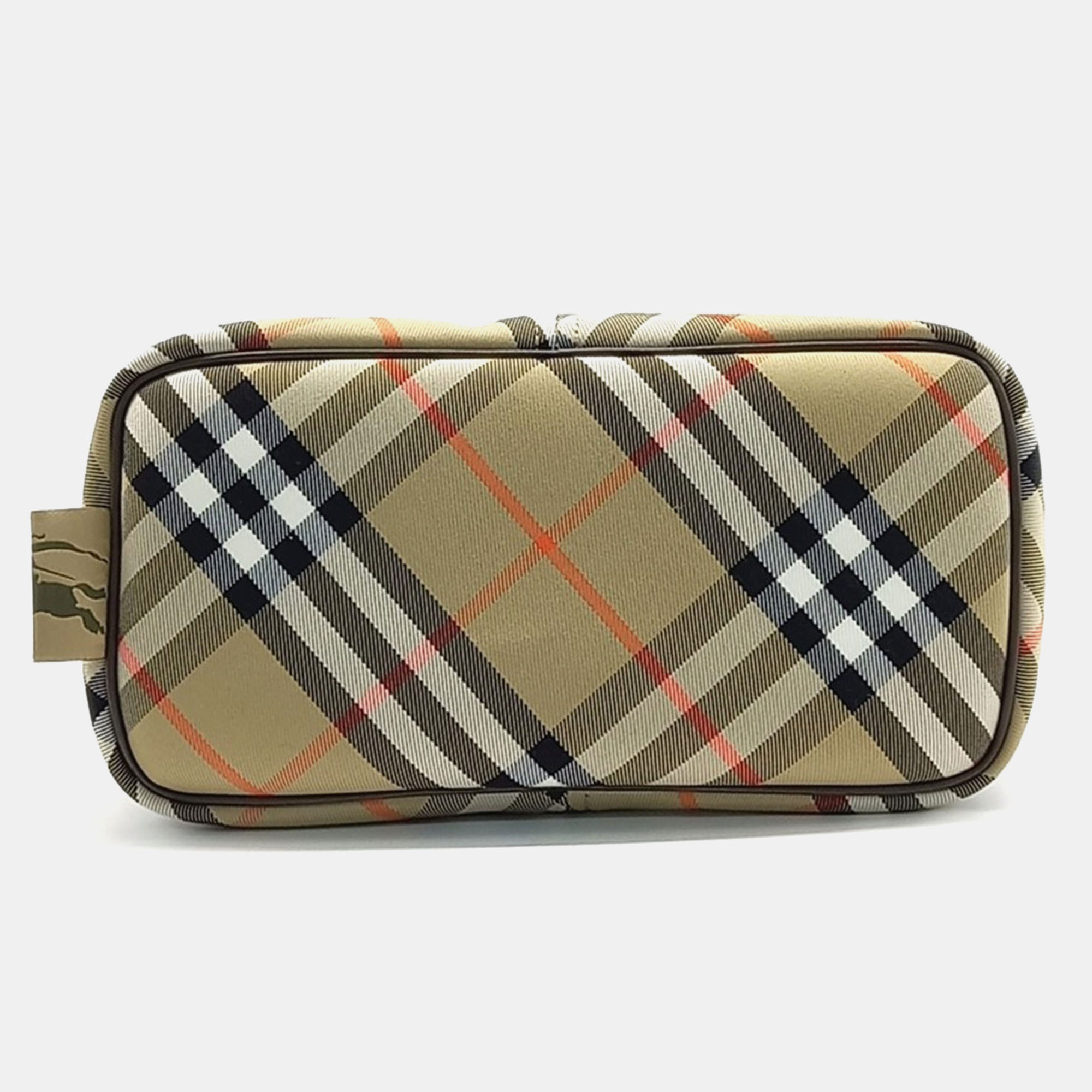 Burberry Beige/Multicolor Coated Canvas shoulder bag 