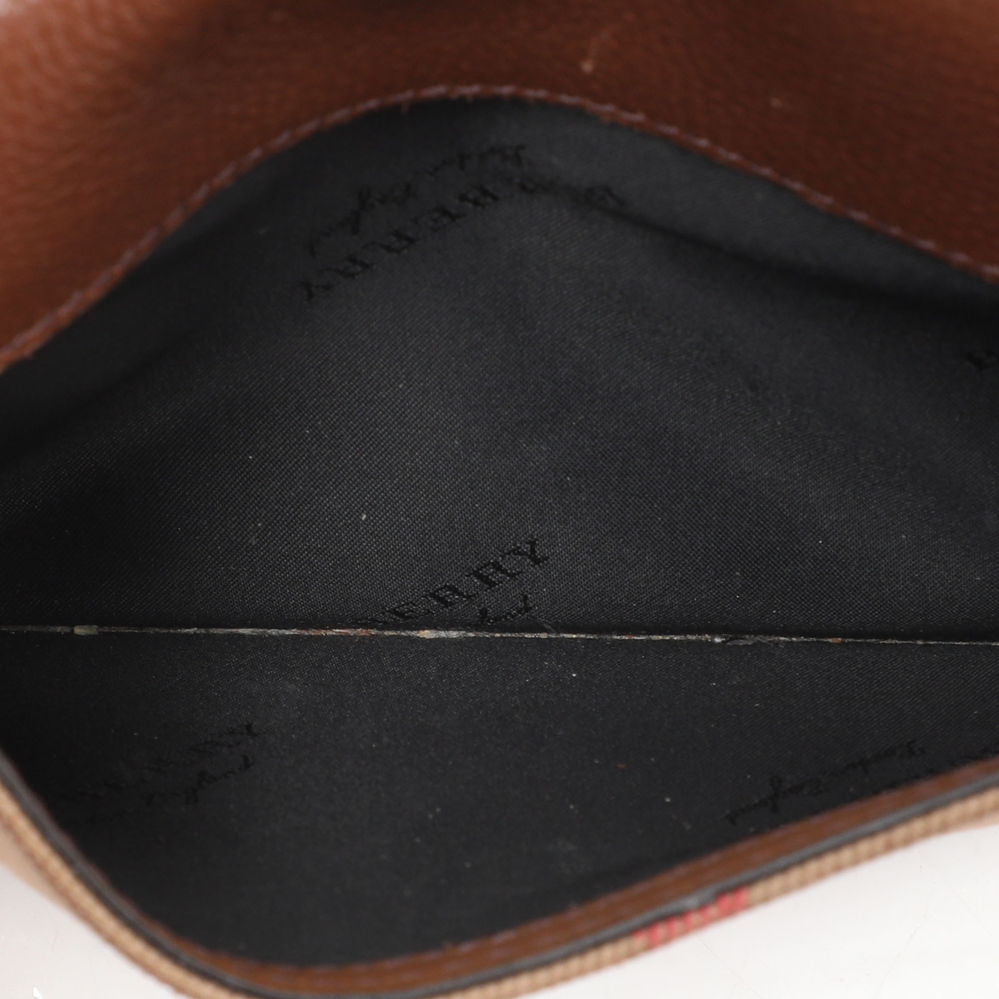 Burberry Brown/Beige House Check Canvas and Leather Hampshire Crossbody Bag 