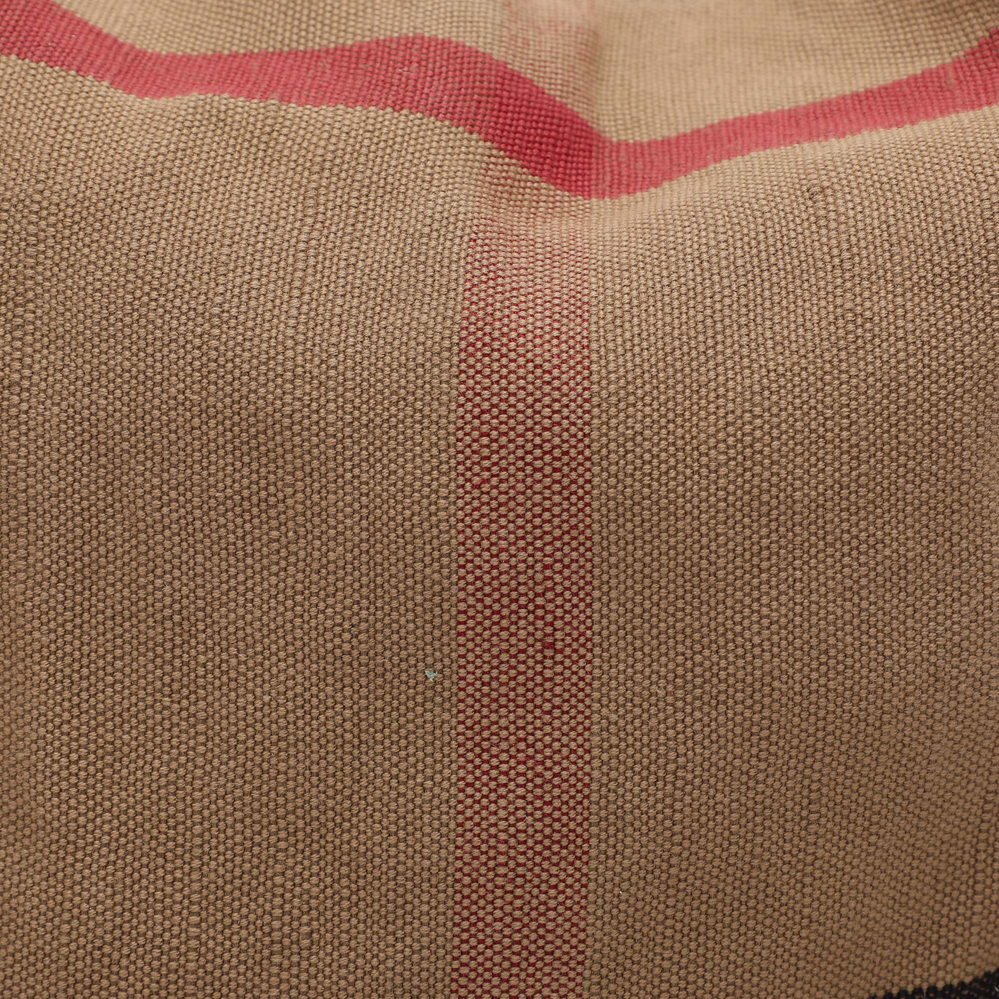 Burberry Brown/Multicolor Mega Check Canvas and Leather Medium Ashby Hobo 