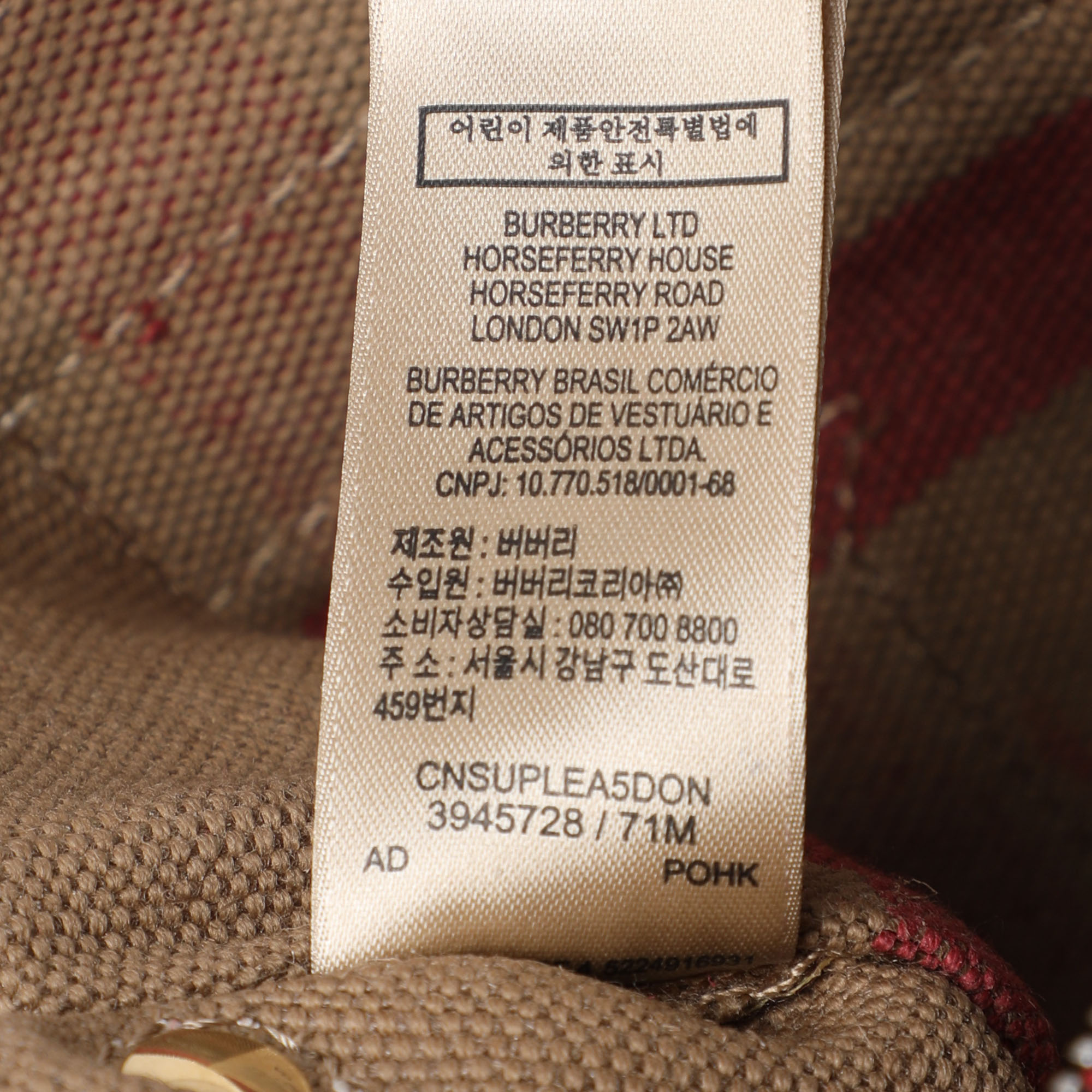 Burberry Brown/Multicolor Mega Check Canvas and Leather Medium Ashby Hobo 