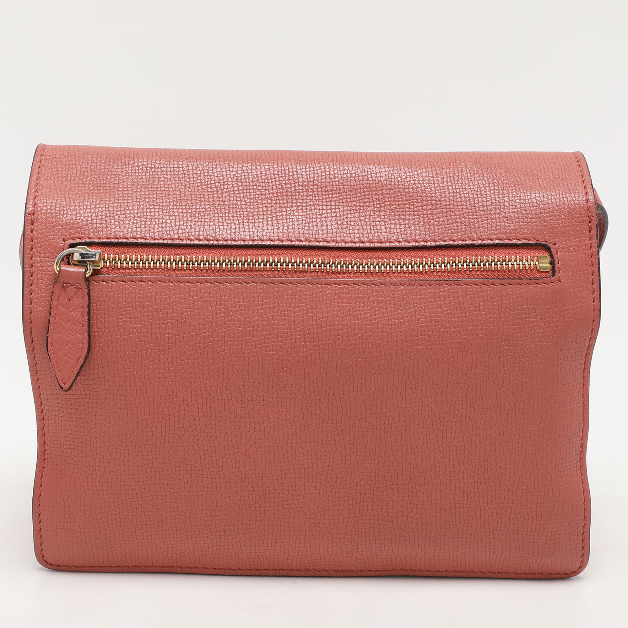 Burberry Pink House Check Canvas and Leather Macken Crossbody Bag 