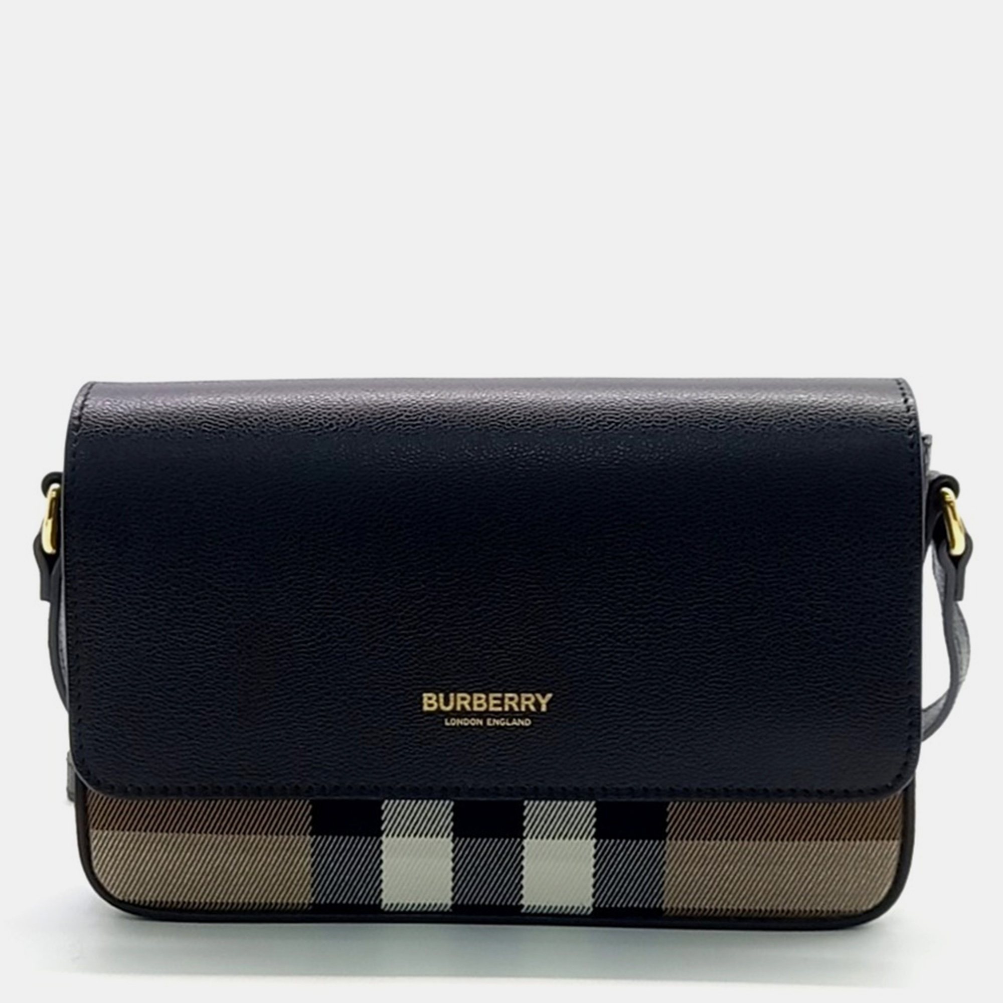 

Burberry Black Canvas and Leather Hampshire Crossbody Bag