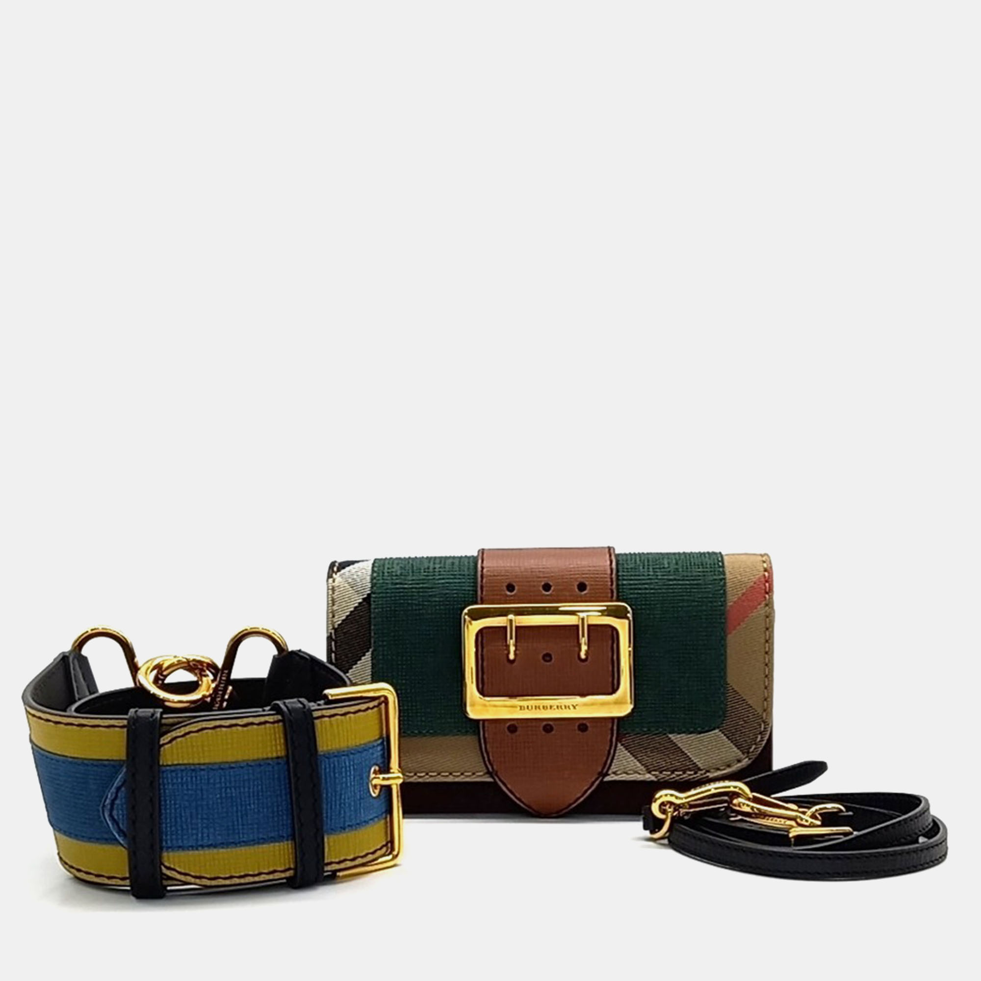 

Burberry Multicolor Canvas and Leather mini Crossbody Bag