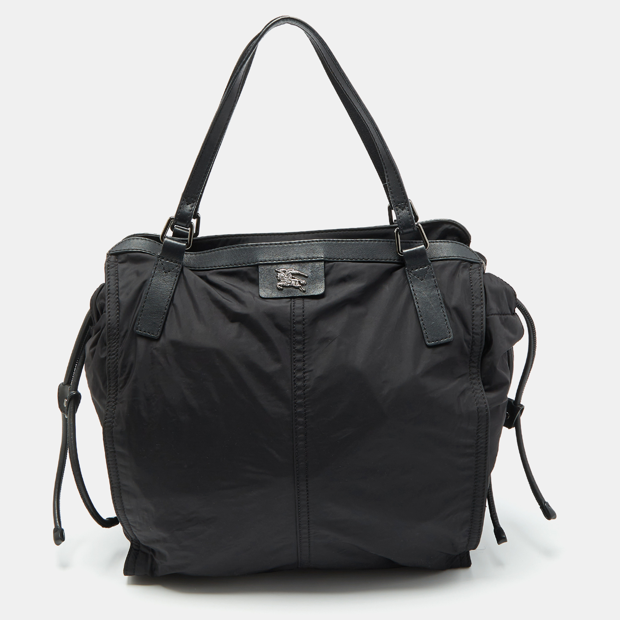 

Burberry Black Nylon and Leather Buckleigh Tote