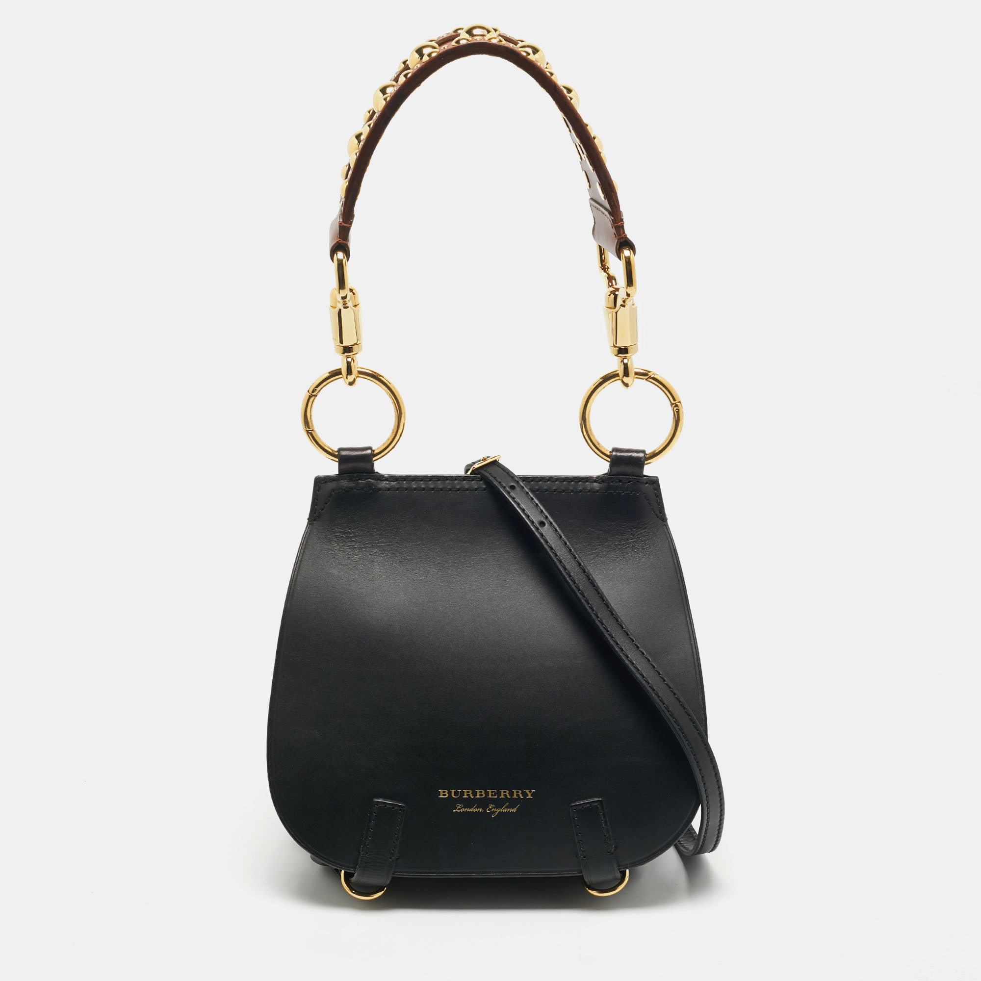 

Burberry Black Leather Bridle Shoulder Bag