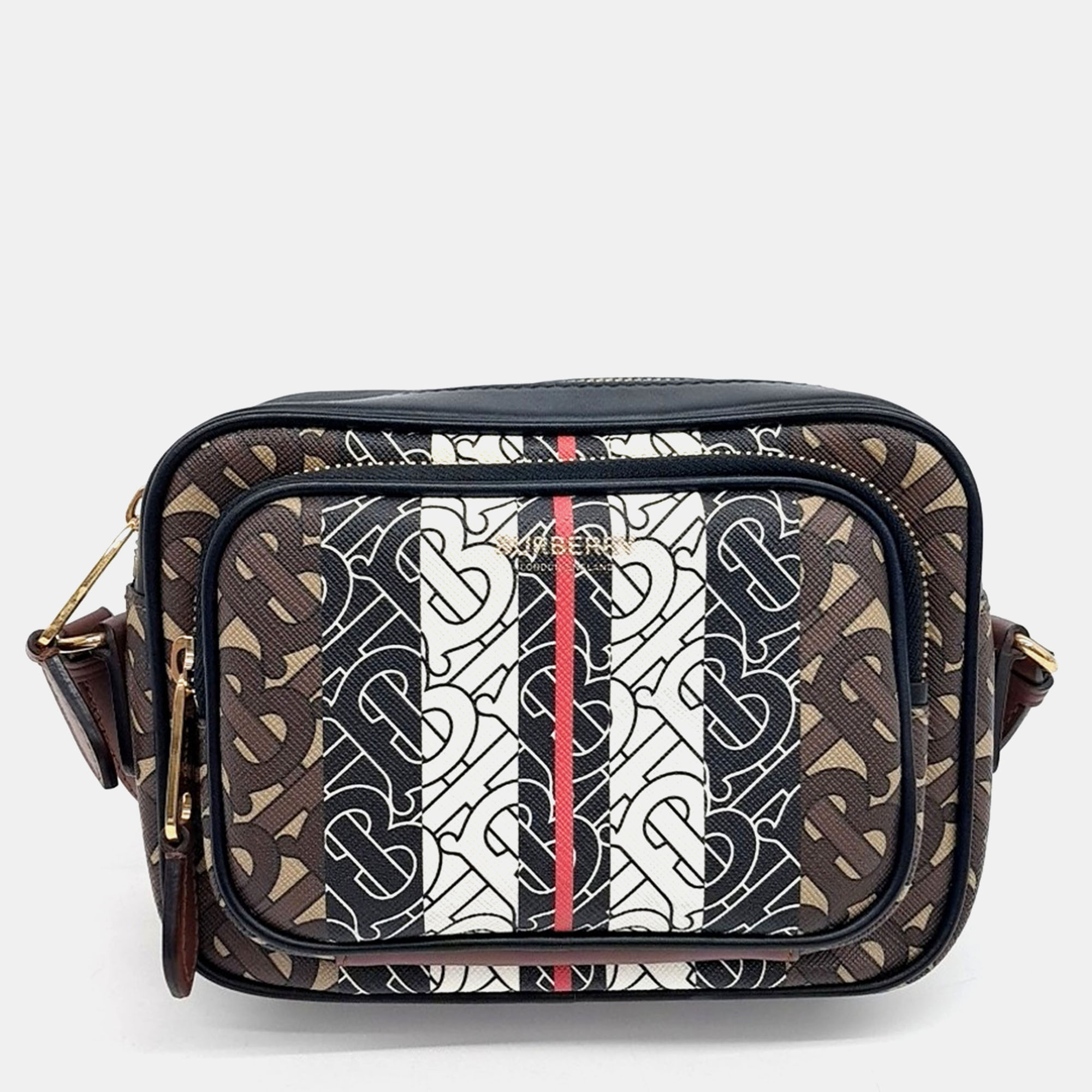 

Burberry Multicolor Leather TB Camera Bag
