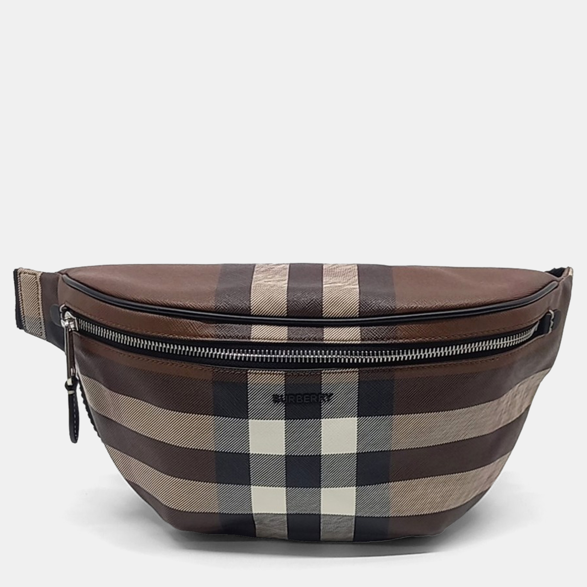 

Burberry Black Canvas belt bag