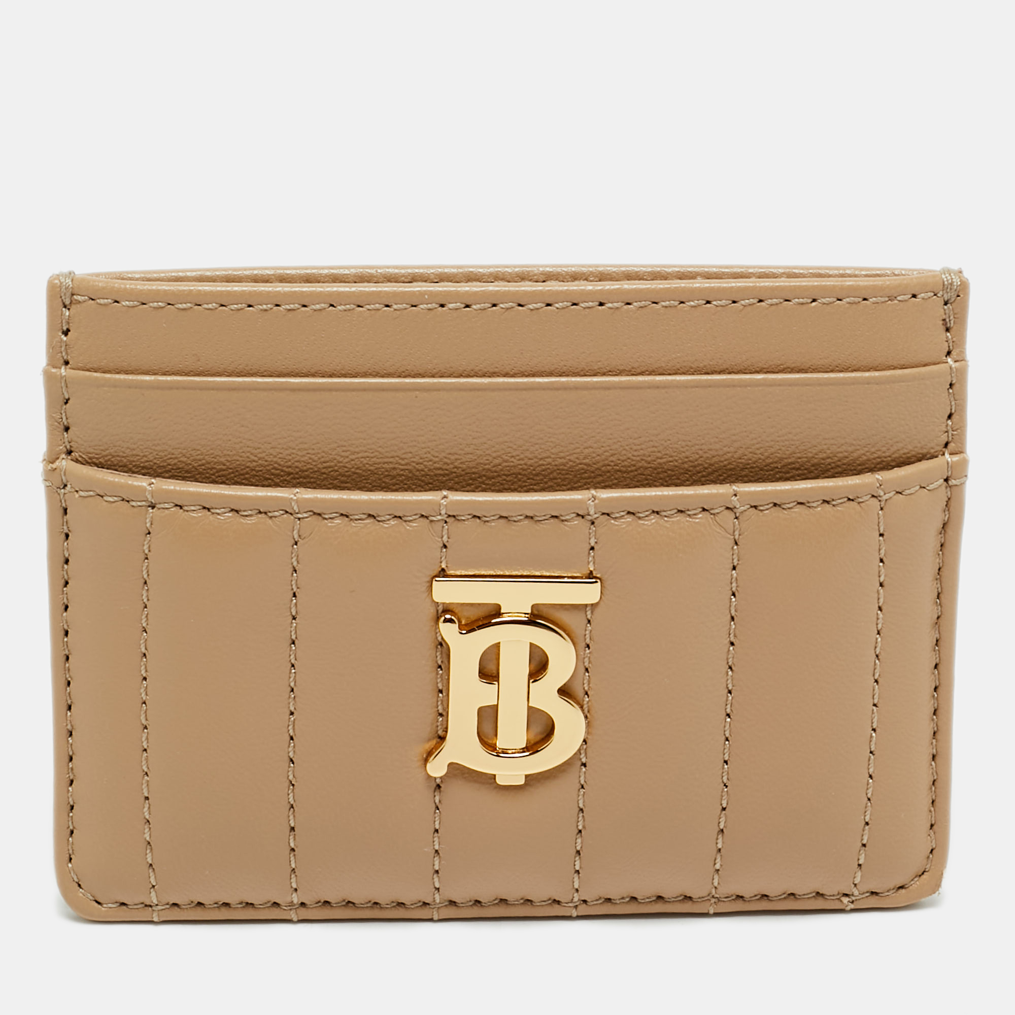 

Burberry Beige Quilted Leather Lola Card Holder
