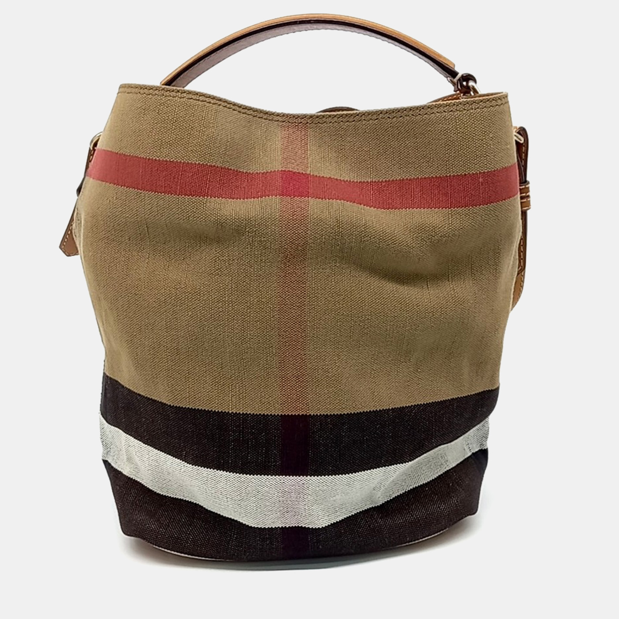 Pre-owned Burberry Multicolor Fabric Susanna Hobo Bag