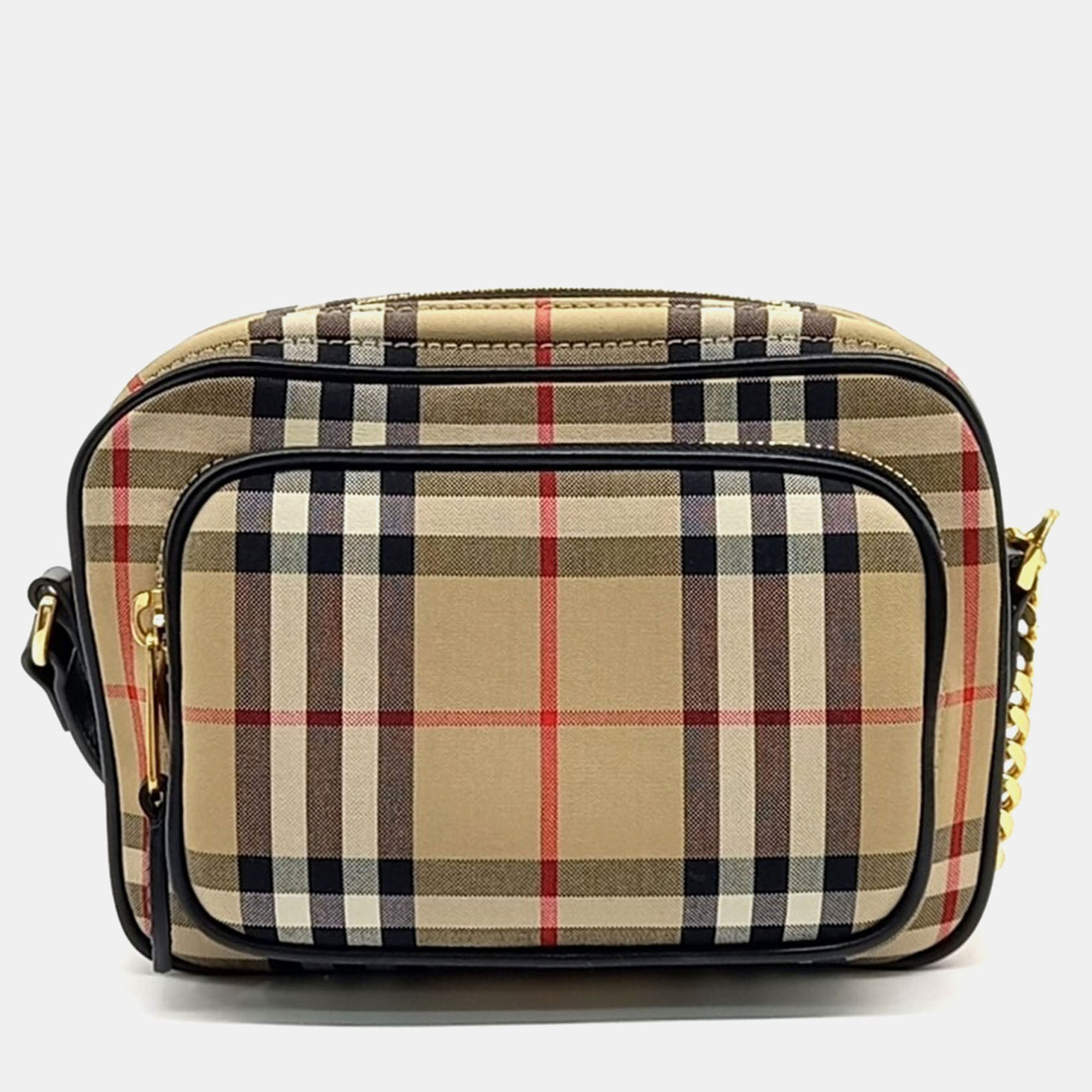 

Burberry Beige Fabric Mini Camera Bag
