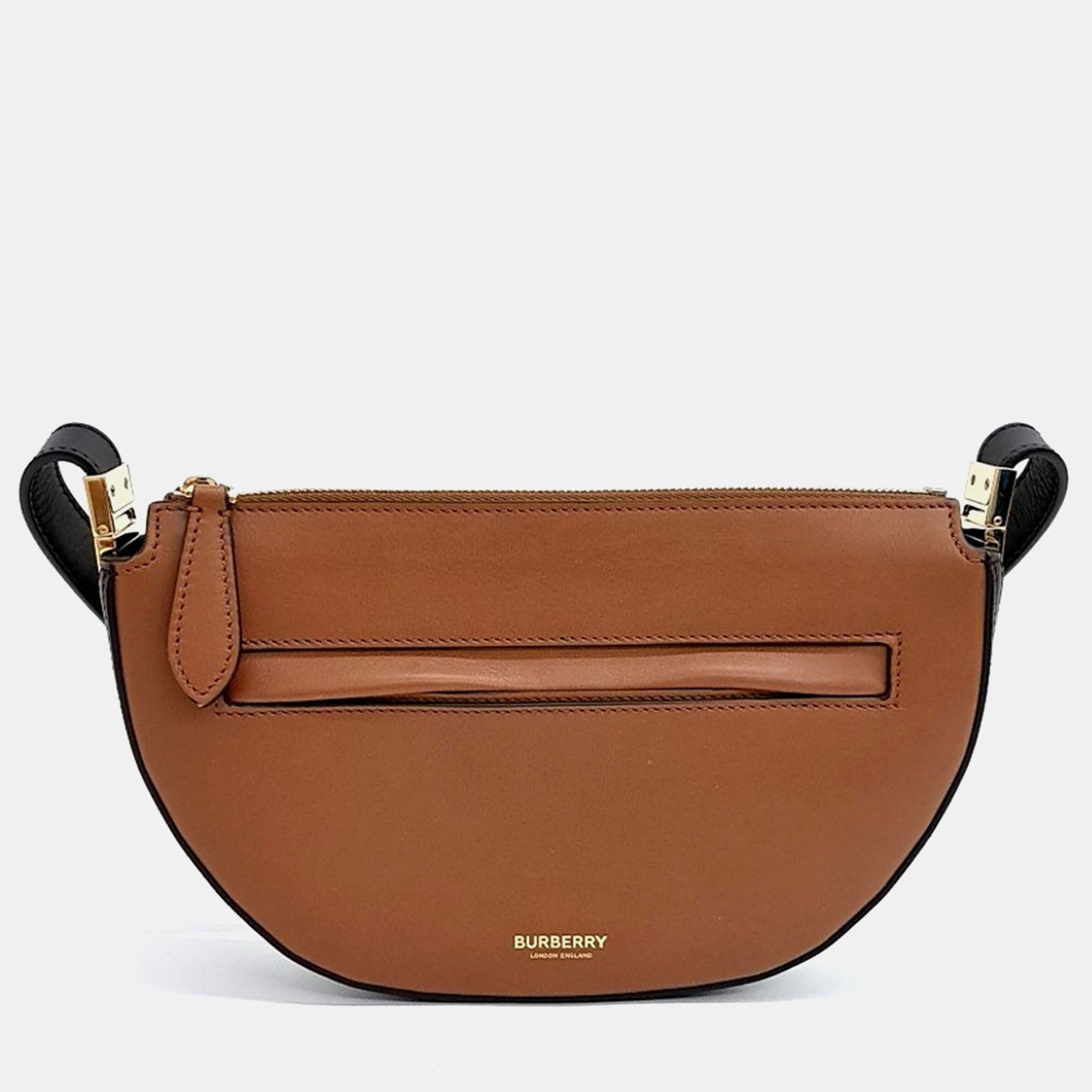 

Burberry Brown Leather Olympia Mini Bag