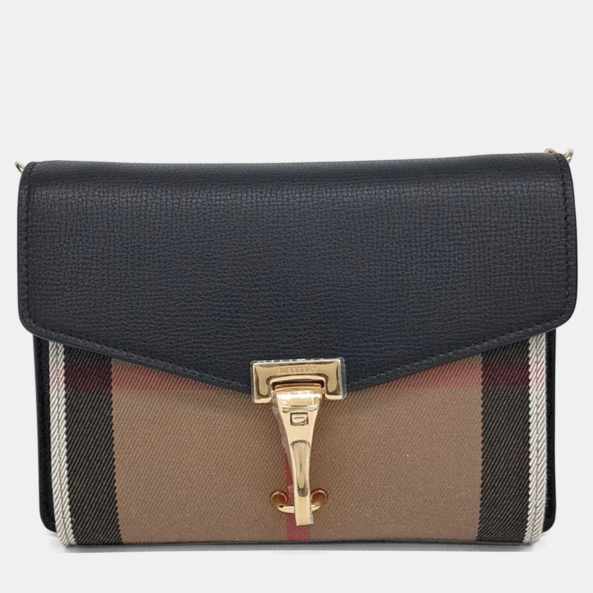 

Burberry Beige/Brown Canvas Macken Crossbody Bag