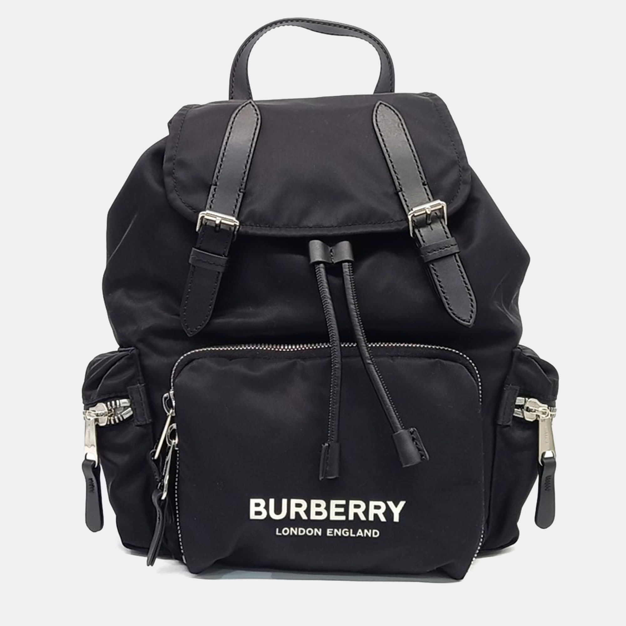 

Burberry Black Nylon Rucksack Backpack