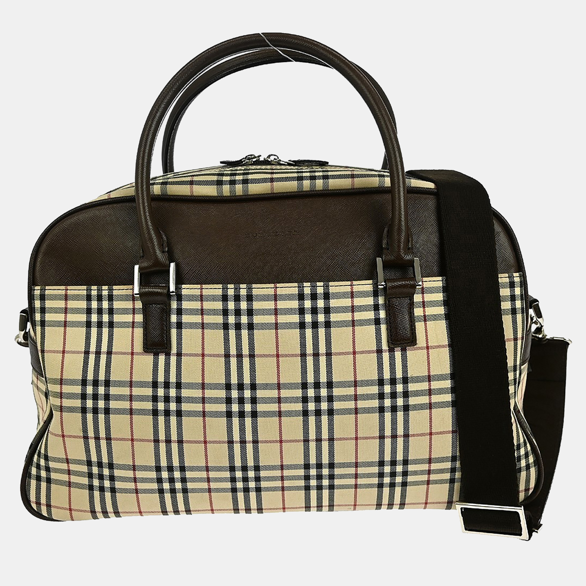 

Burberry Beige Brown Burberry Check 2Way Handbag