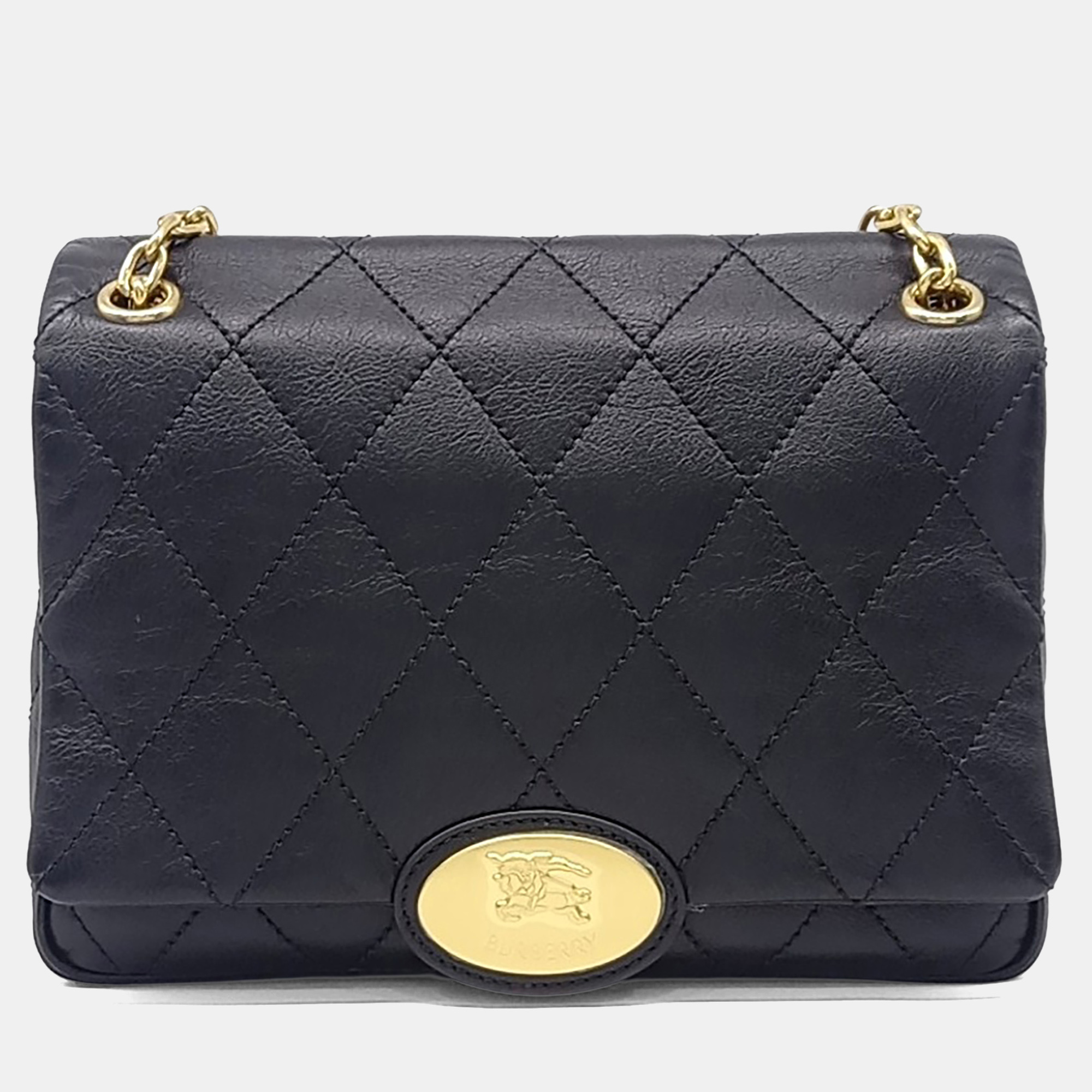 

Burberry chain shoulder bag, Black